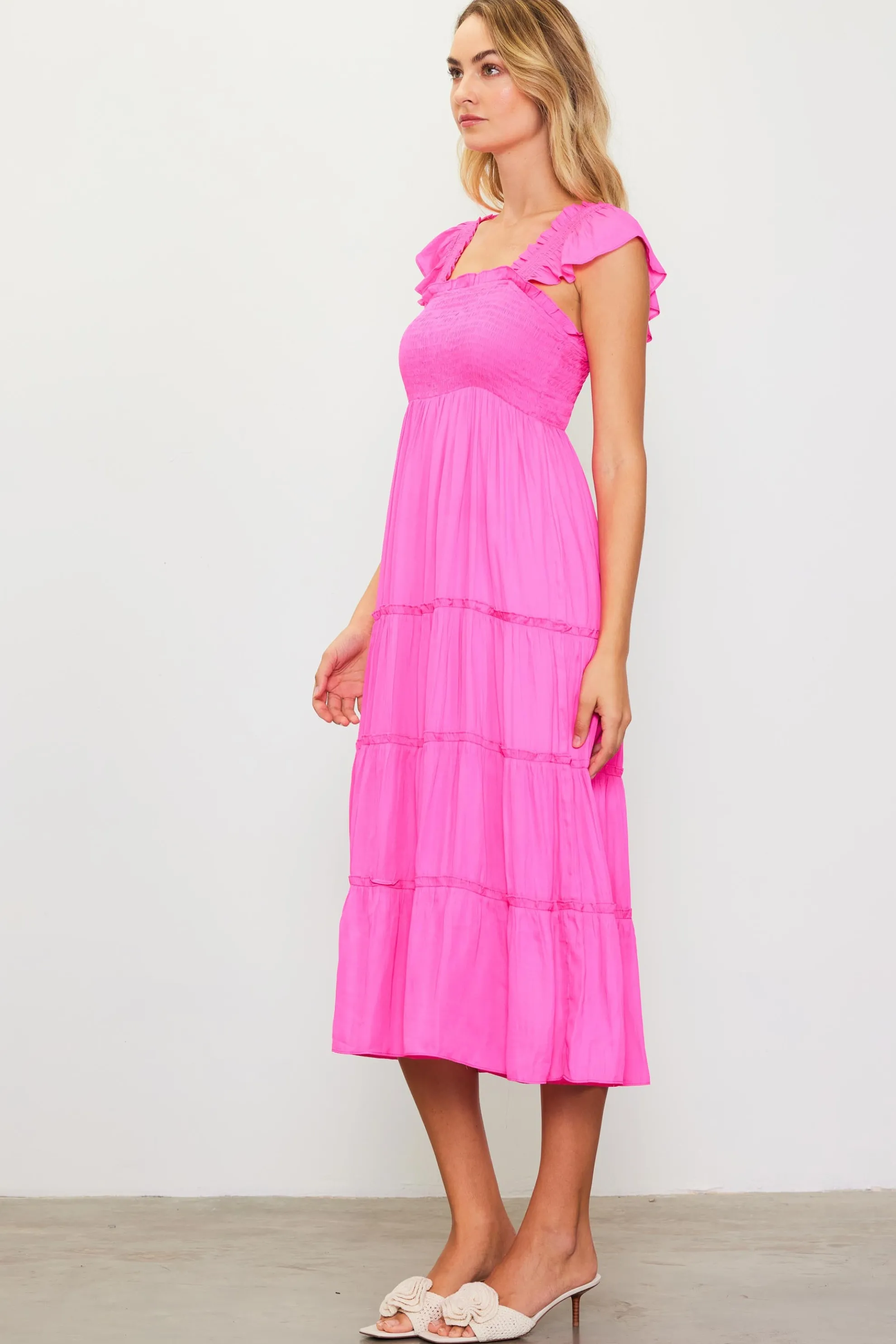Hathaway Tiered Midi Dress