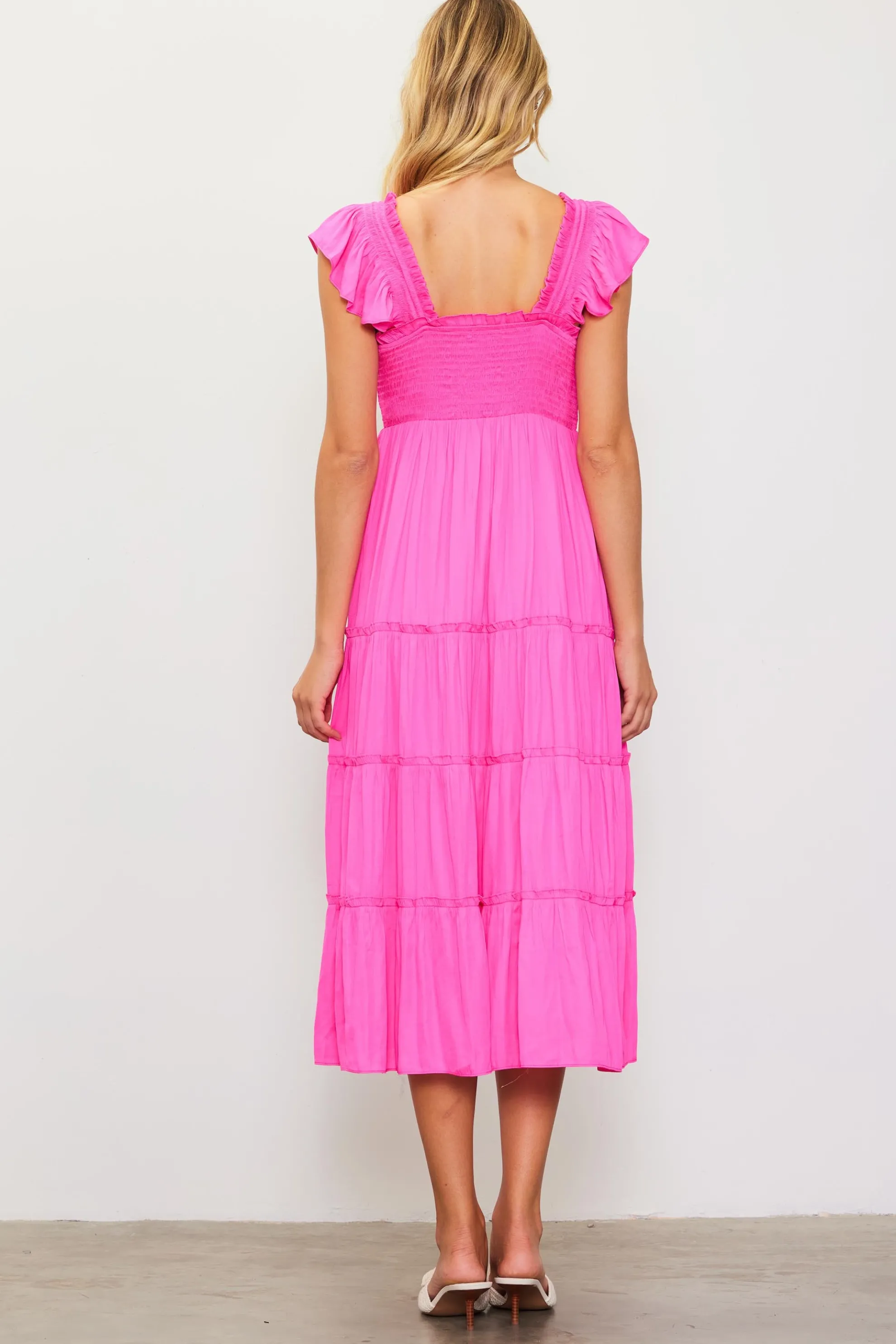 Hathaway Tiered Midi Dress