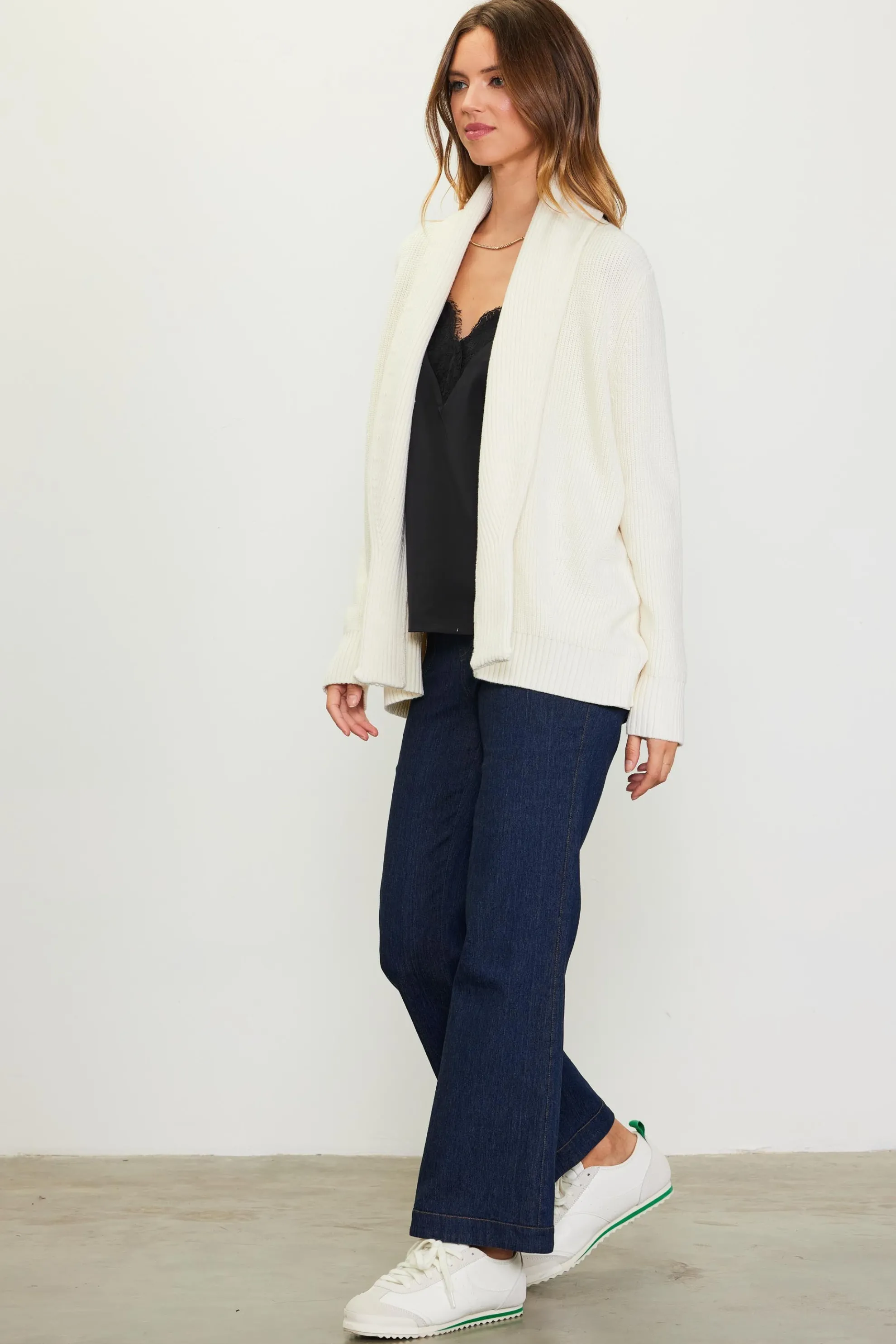 Shawl Collar Sweater Cardigan