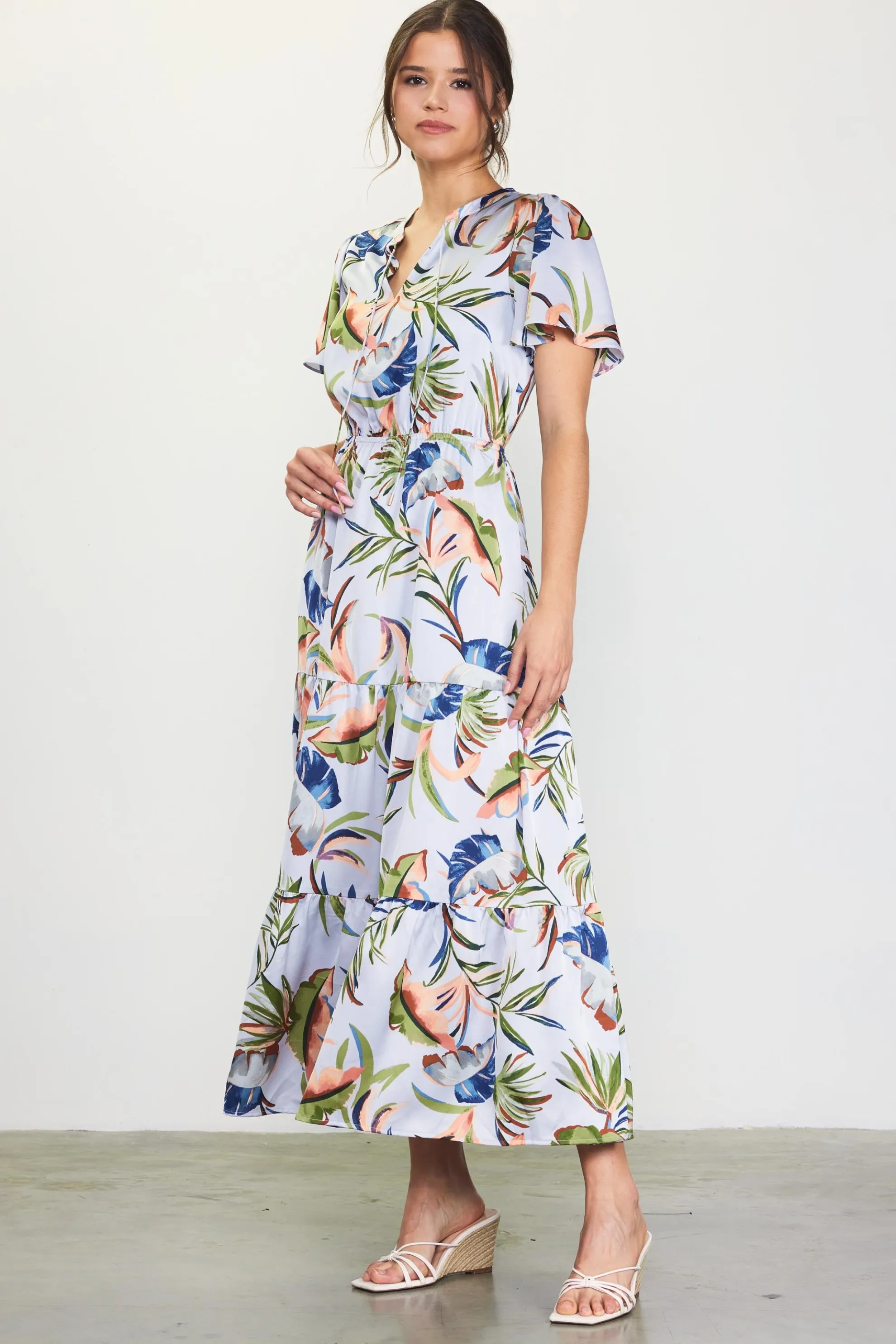 Bianca Floral Spring Maxi Dress
