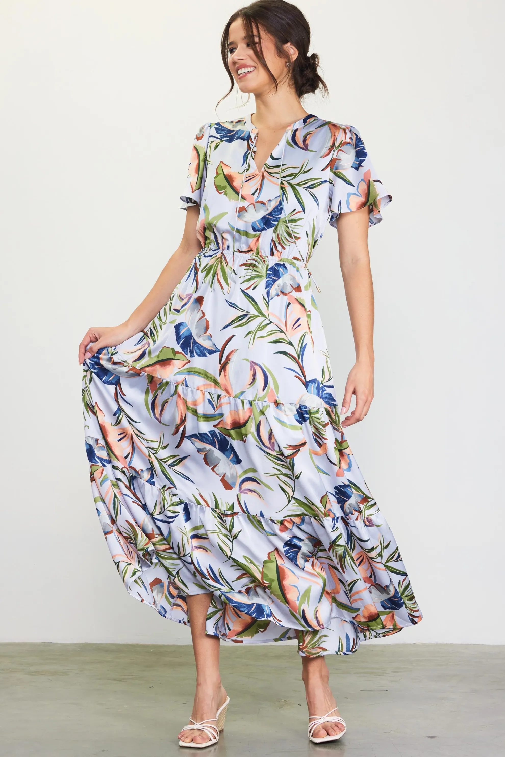Bianca Floral Spring Maxi Dress