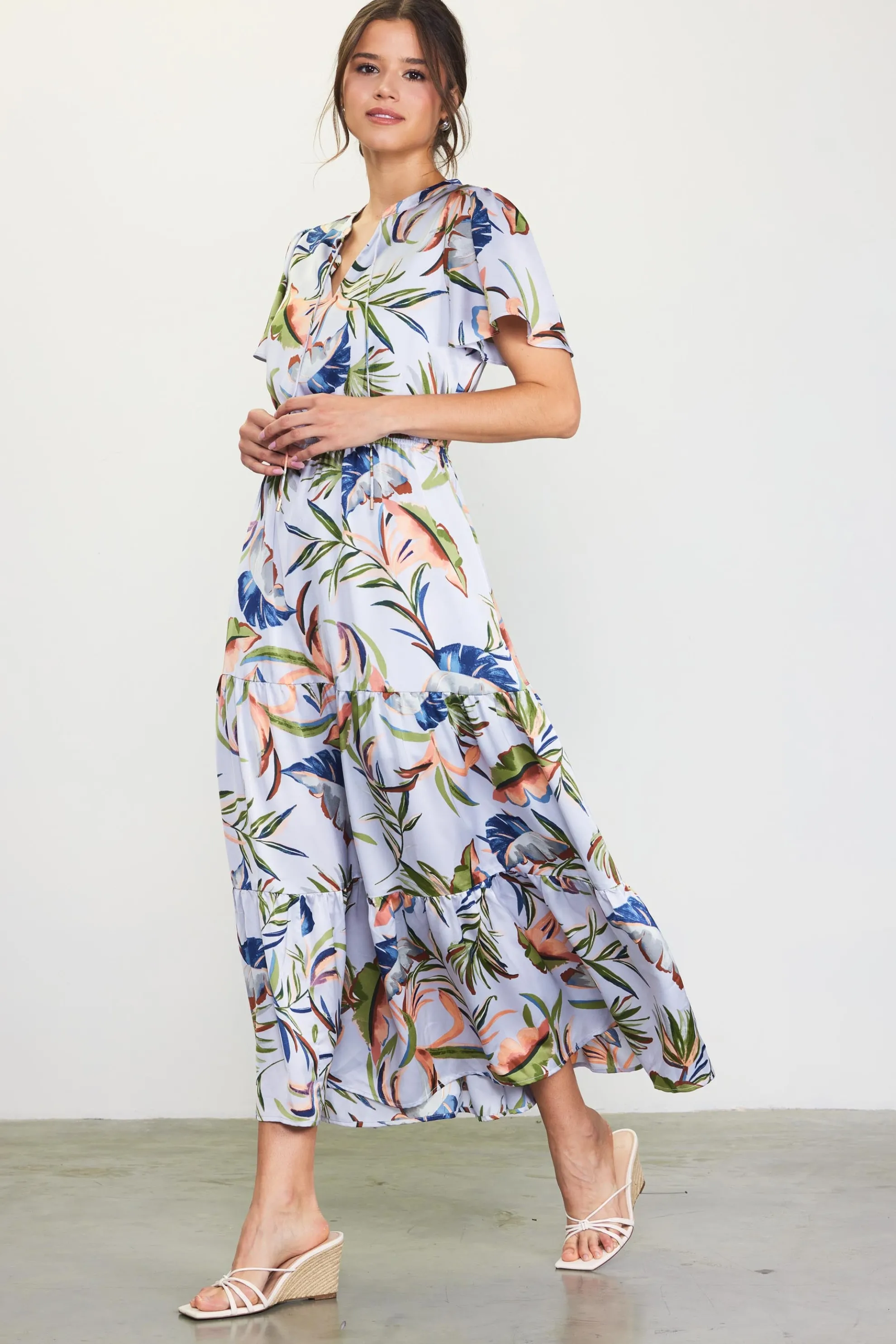 Bianca Floral Spring Maxi Dress