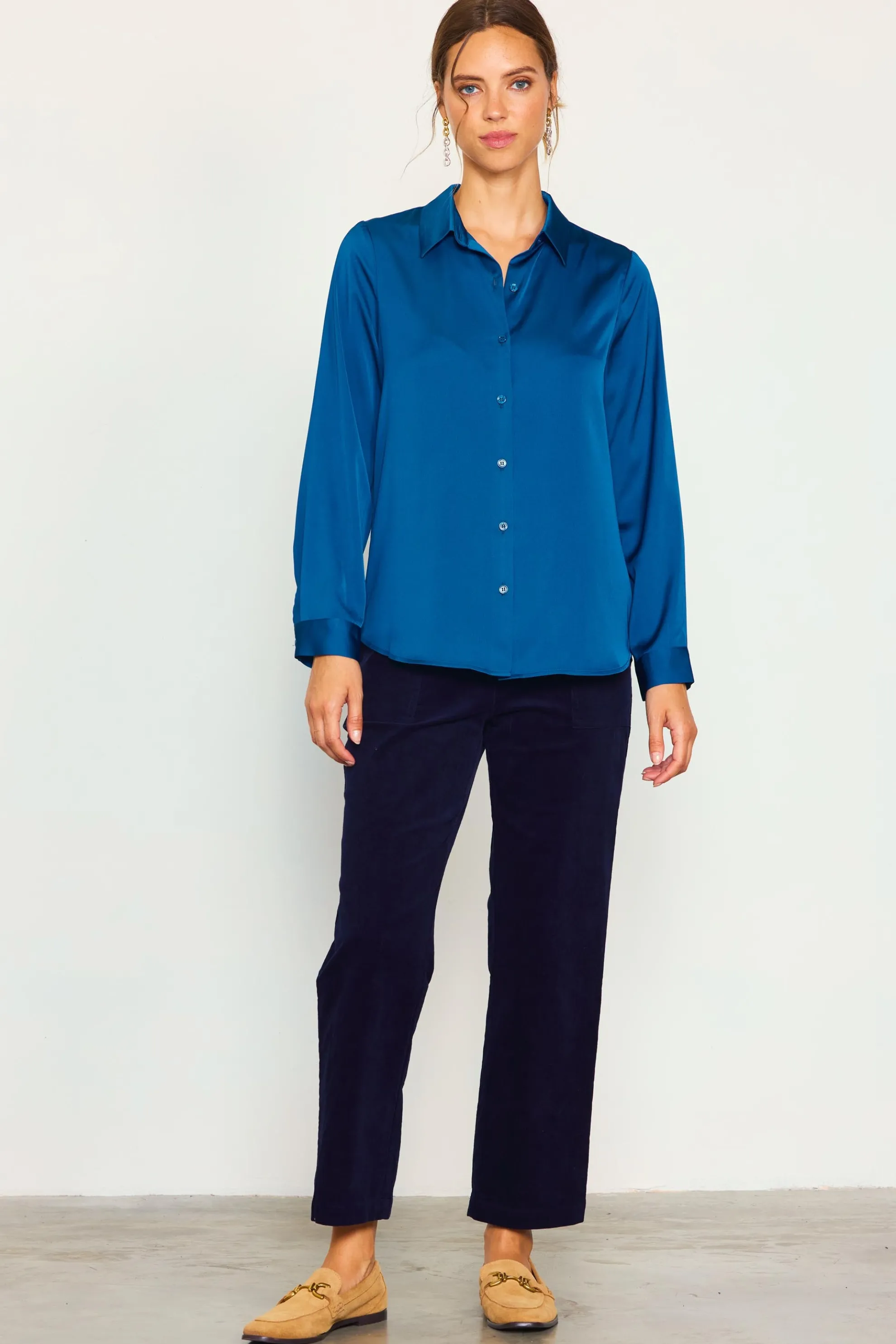 High Waisted Corduroy Pants