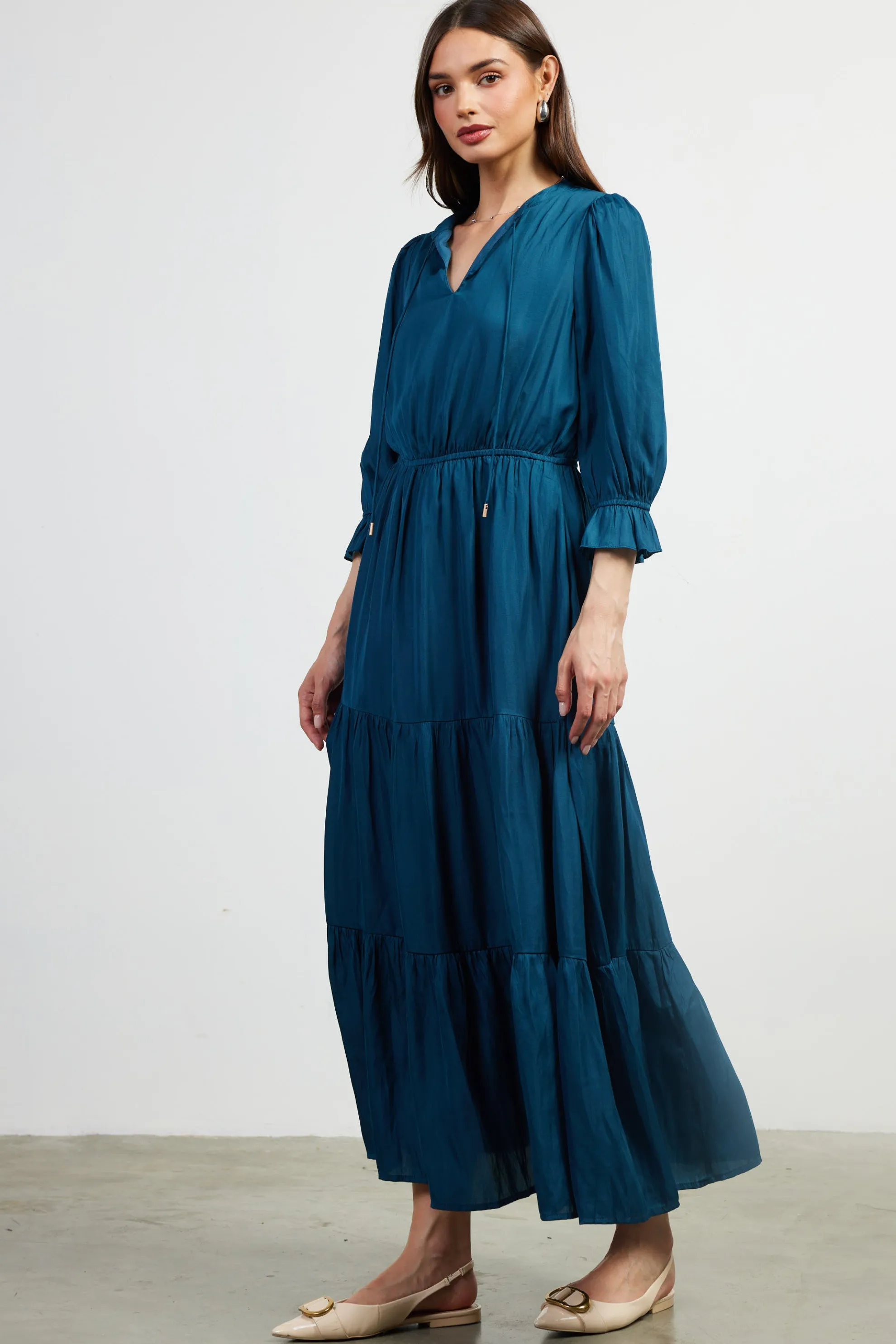 Emery Ruffle Tiered Maxi Dress