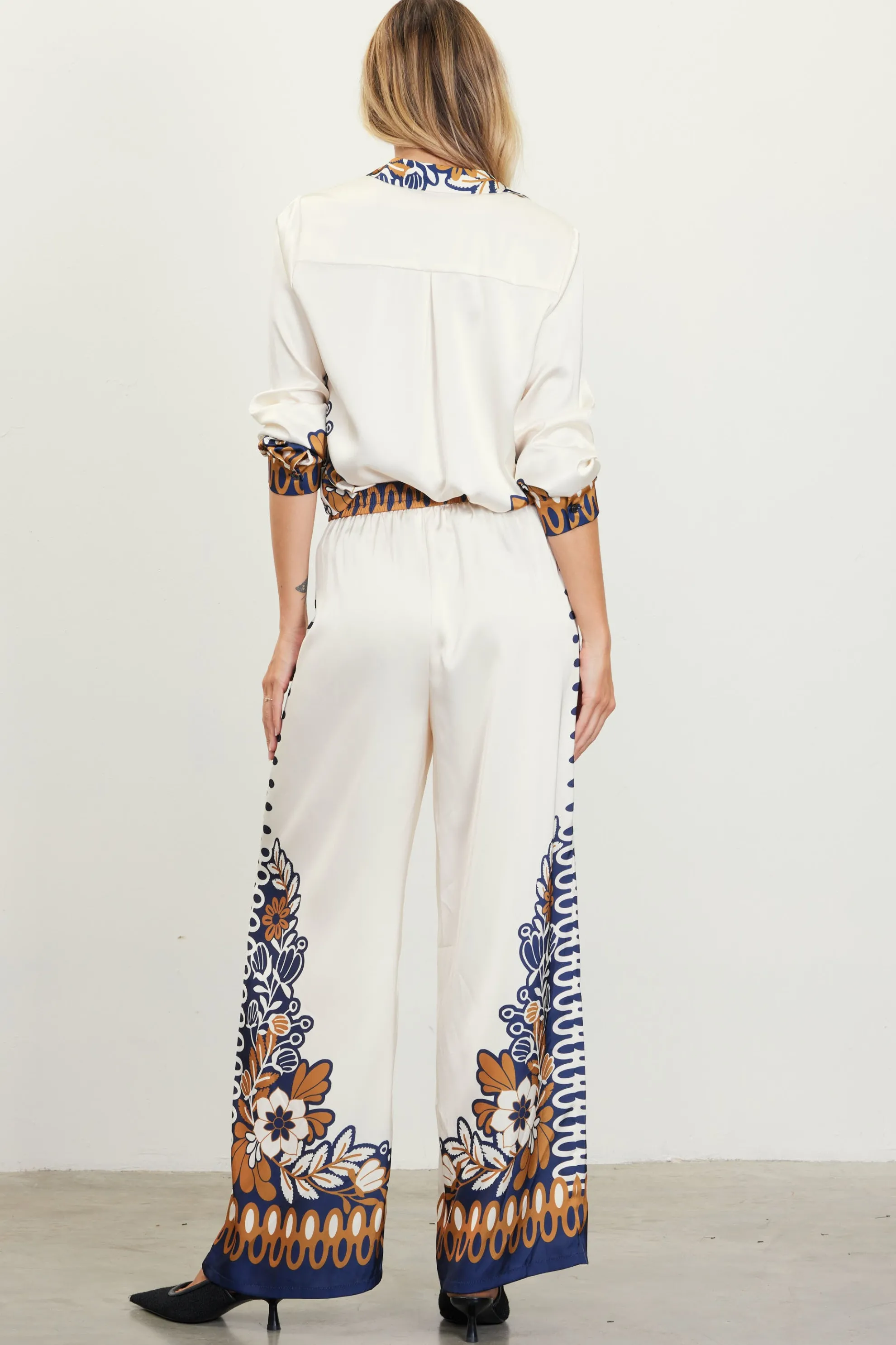 Blythe Floral Print Relaxed Pants