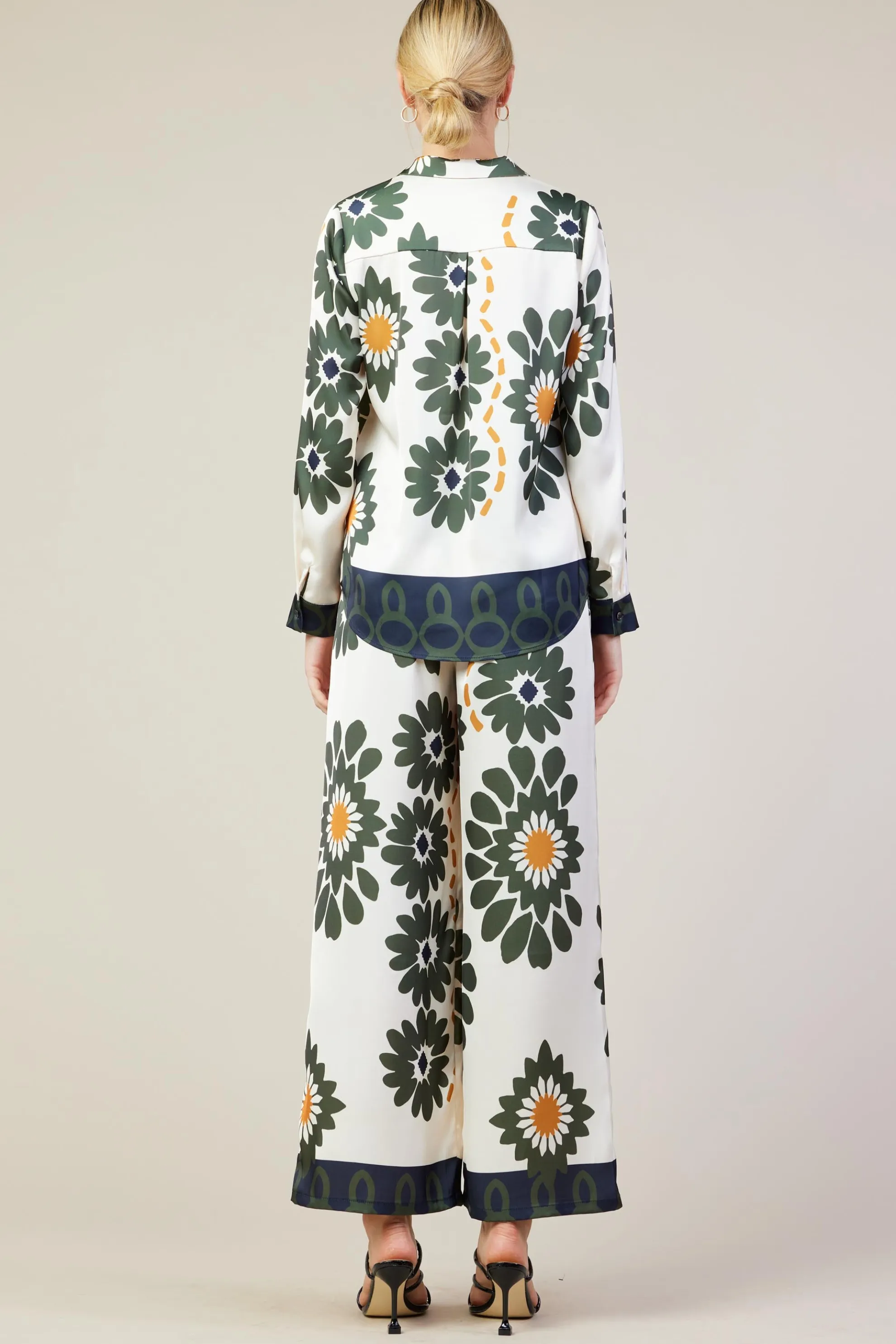 Floral Print Longsleeve Blouse