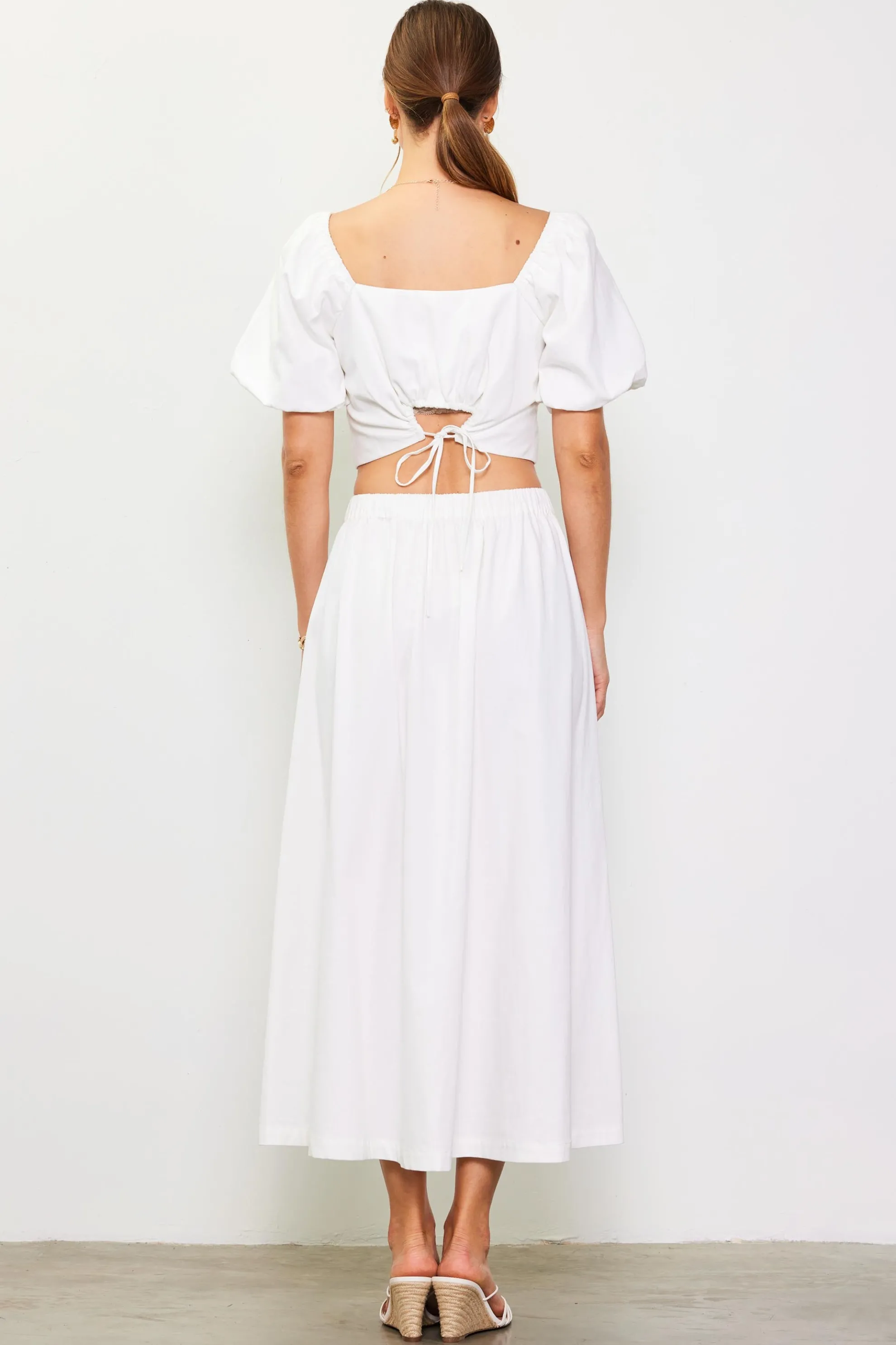 Button Down Maxi Skirt