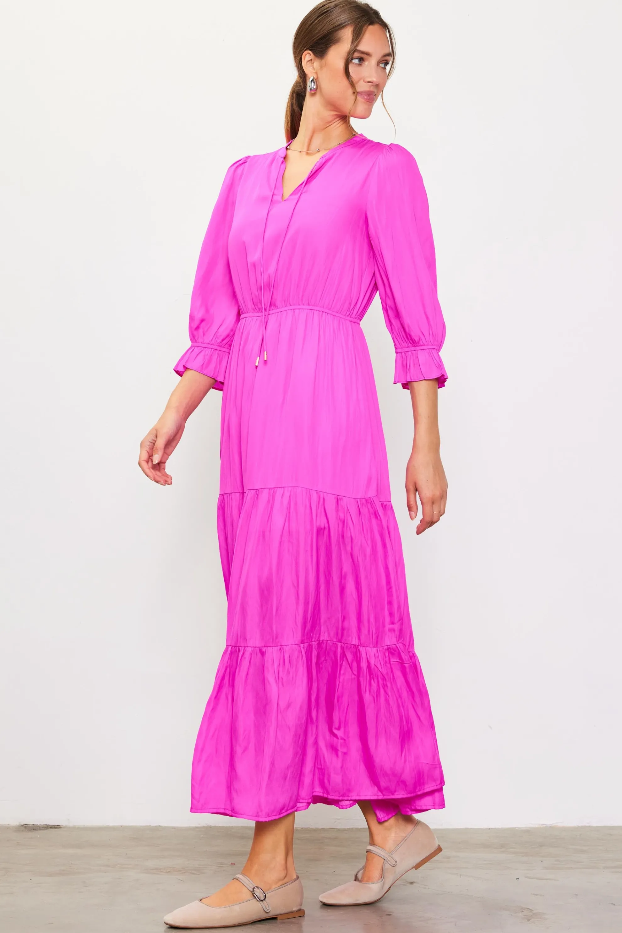 Emery Ruffle Tiered Maxi Dress
