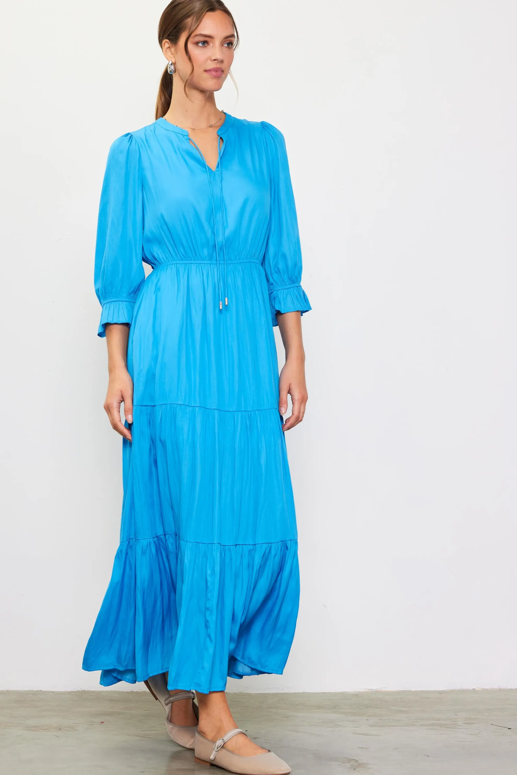 Emery Ruffle Tiered Maxi Dress
