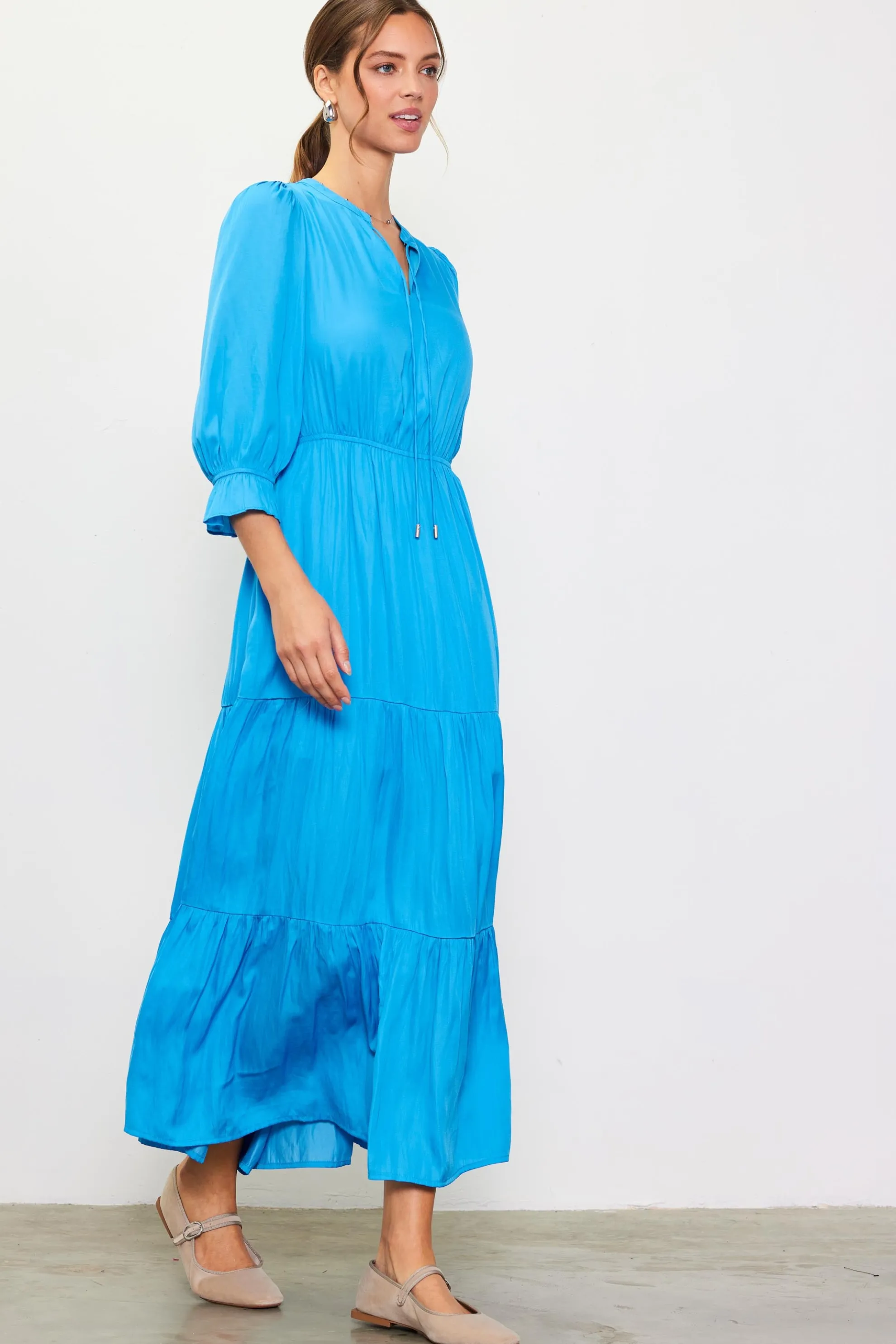 Emery Ruffle Tiered Maxi Dress