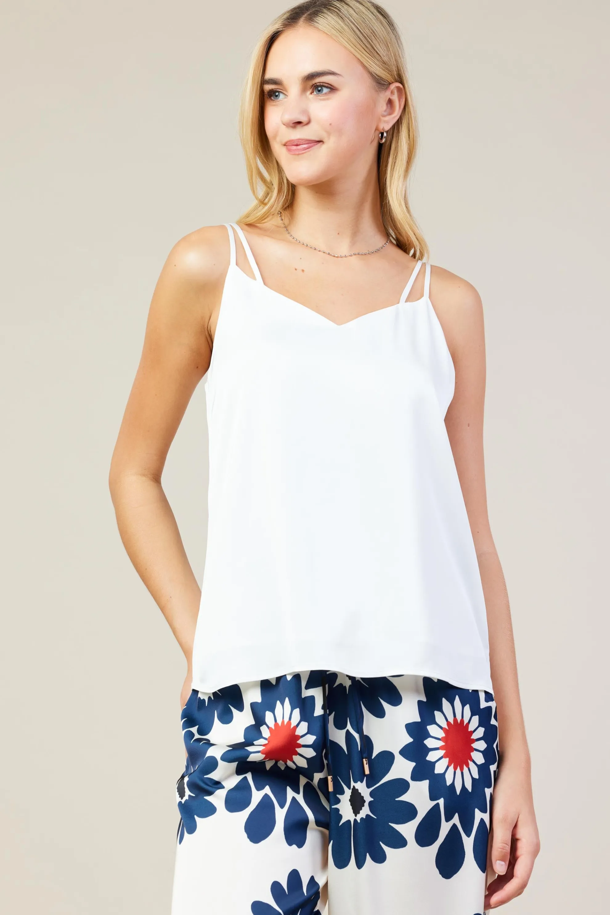 Recycled Double Strap Cami