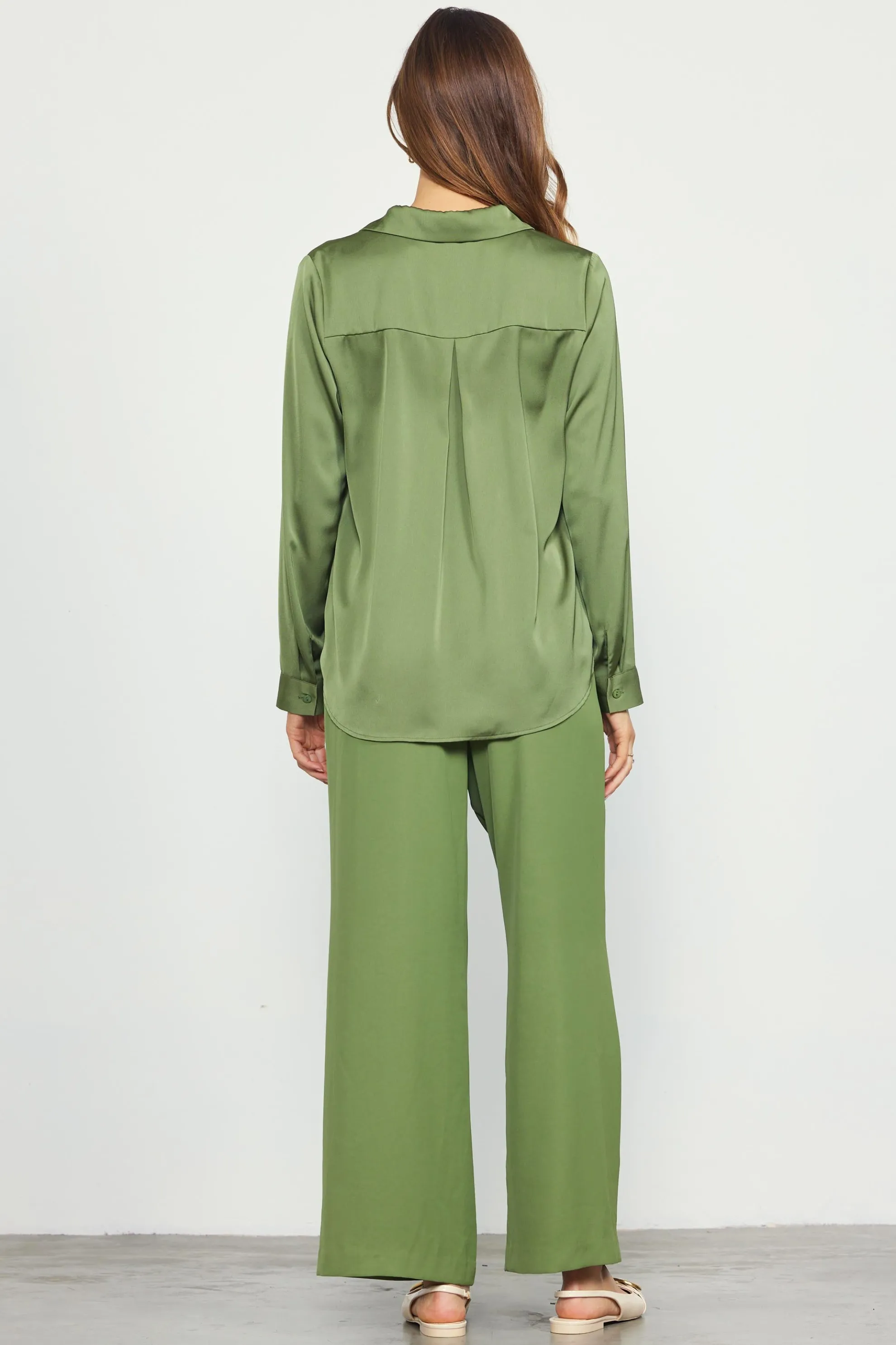 Recycled Button Down Top