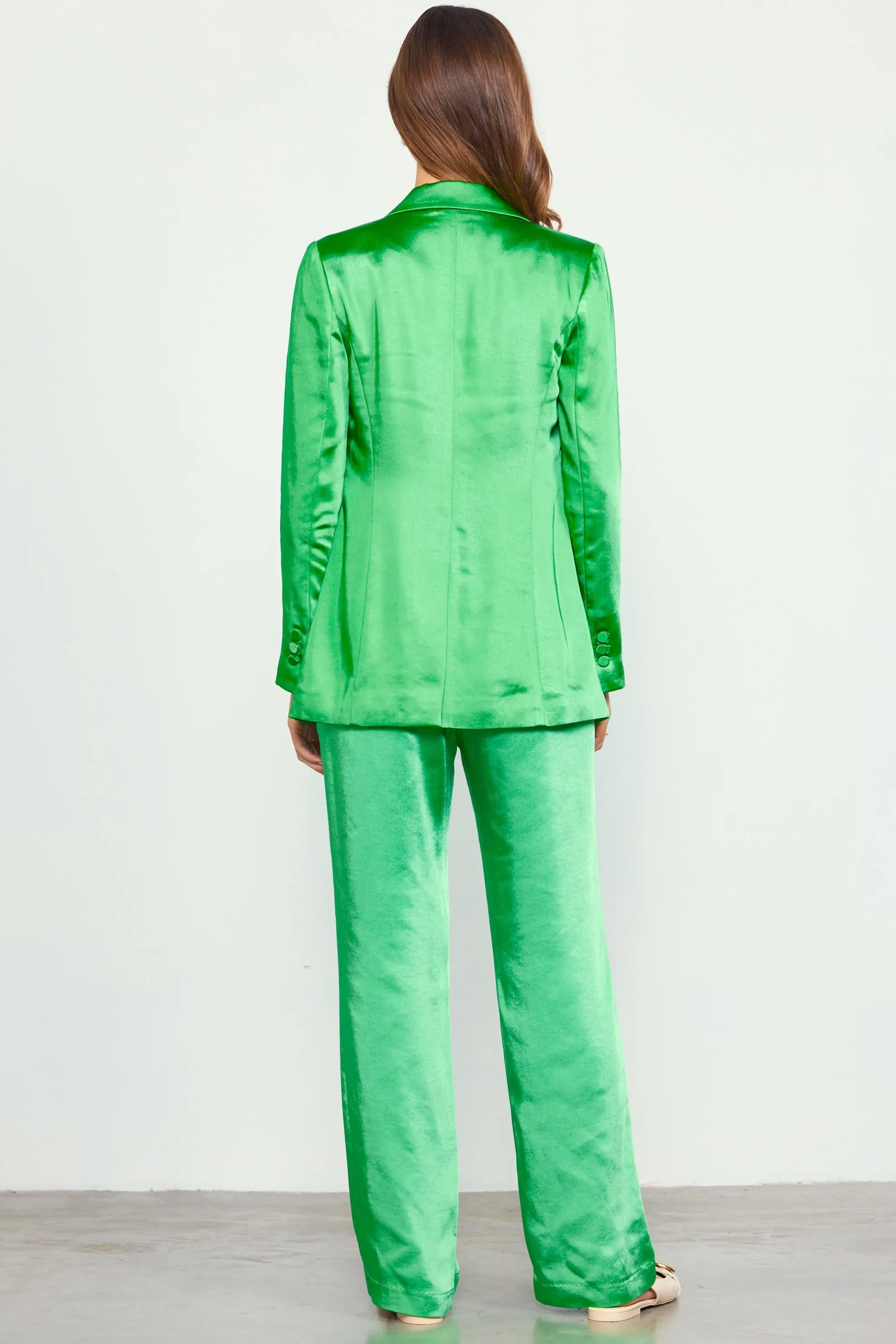 Satin Tailored Blazer