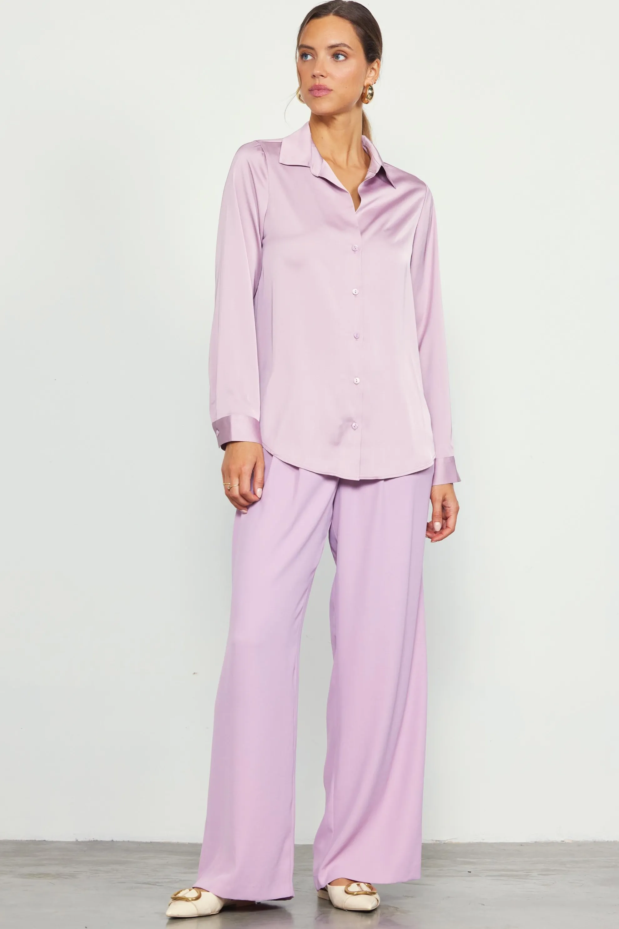 Recycled Button Down Top