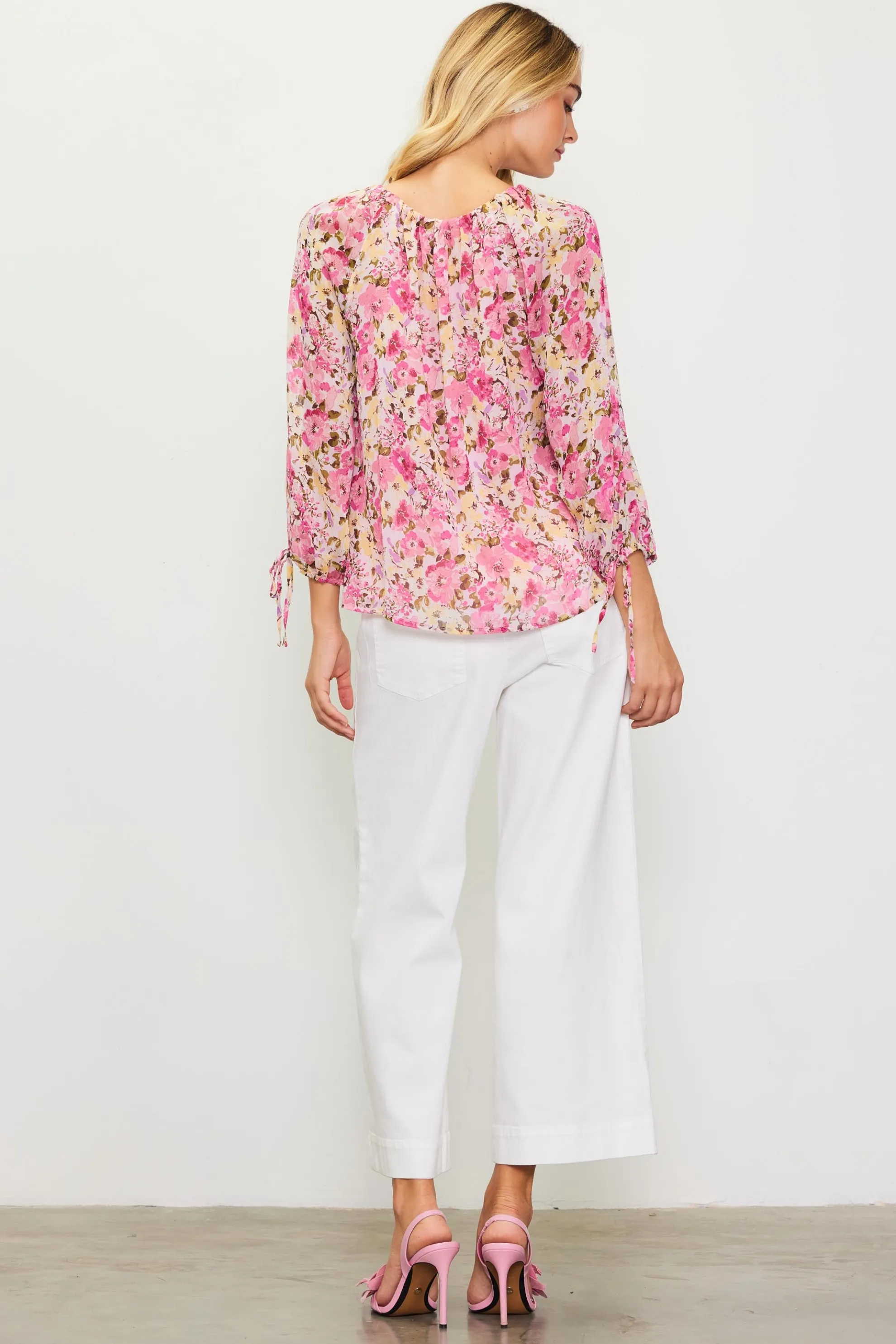 Alanna Floral Print Longsleeve Blouse