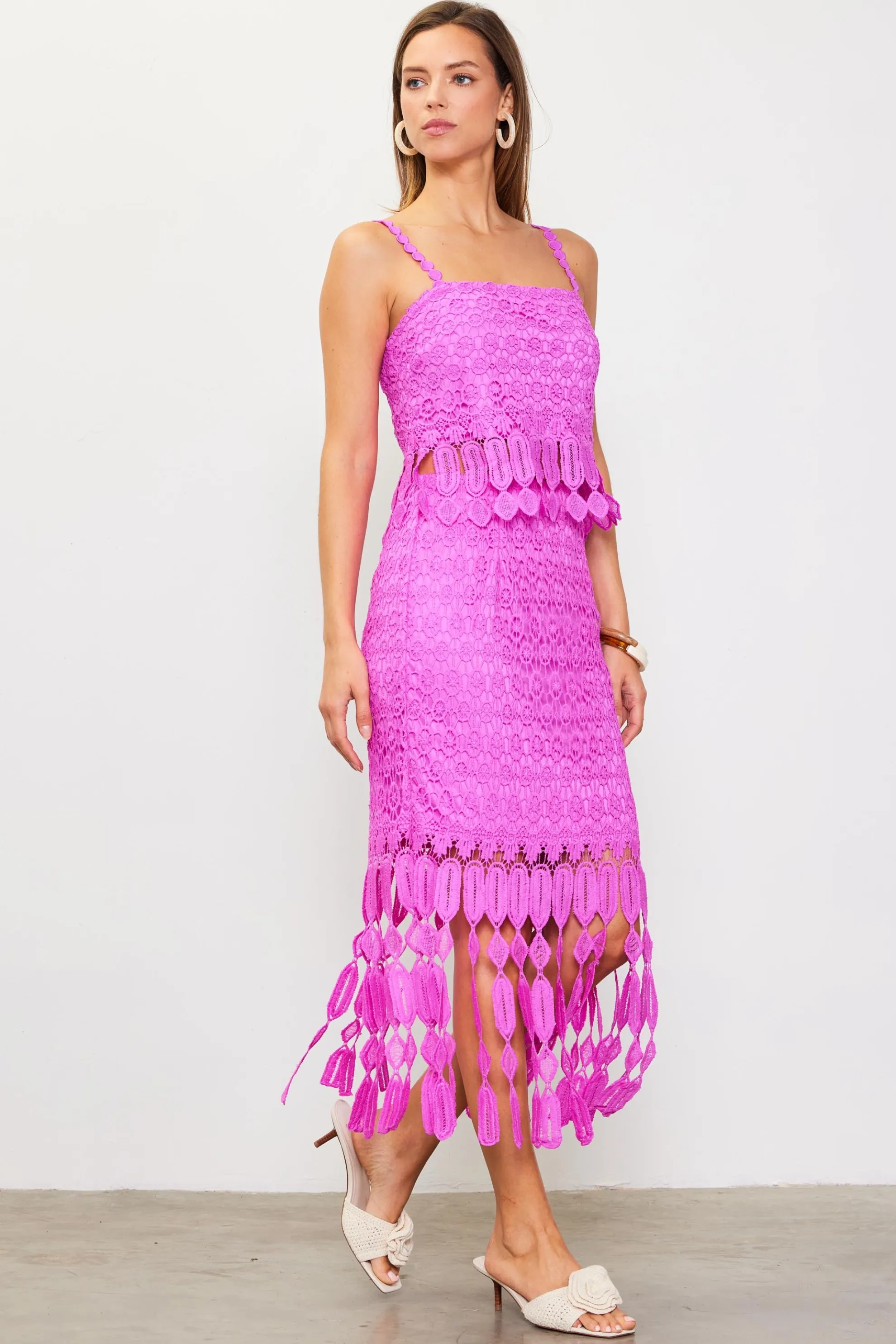 Crochet Cami With Fringe Detail