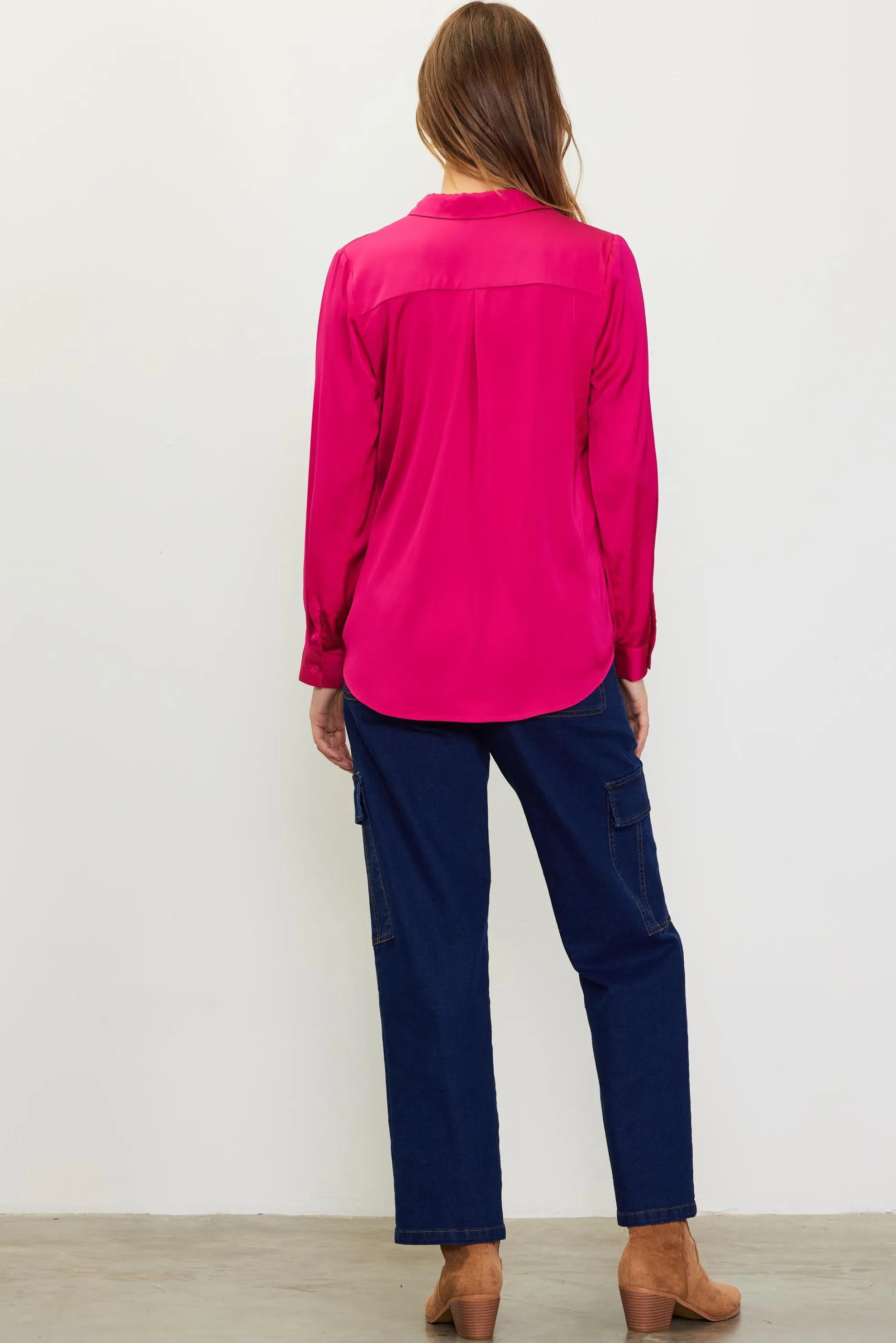 Recycled Classic Button Down Top