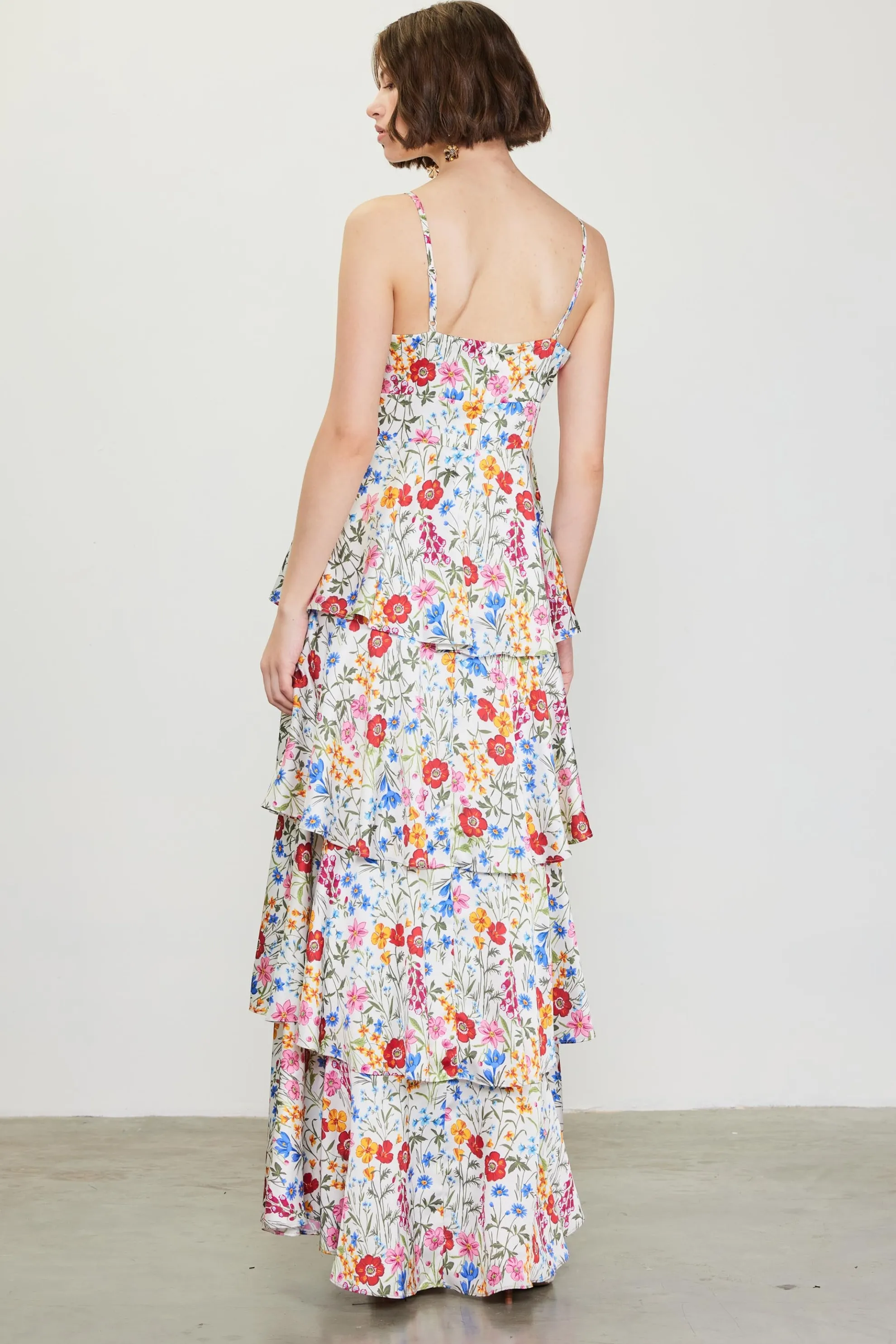 Natalia Floral Tiered Maxi Dress