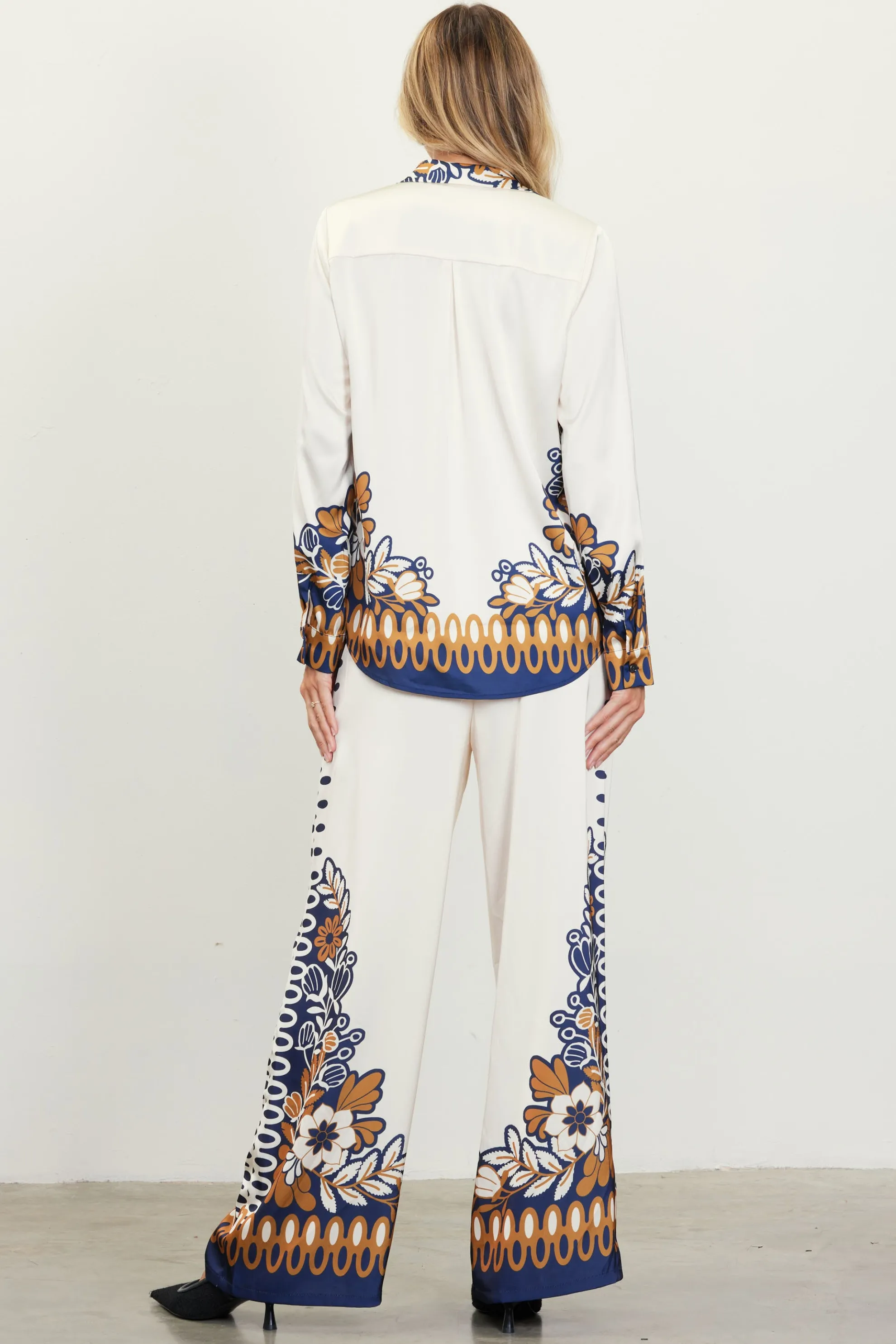 Blythe Floral Print Longsleeve Blouse