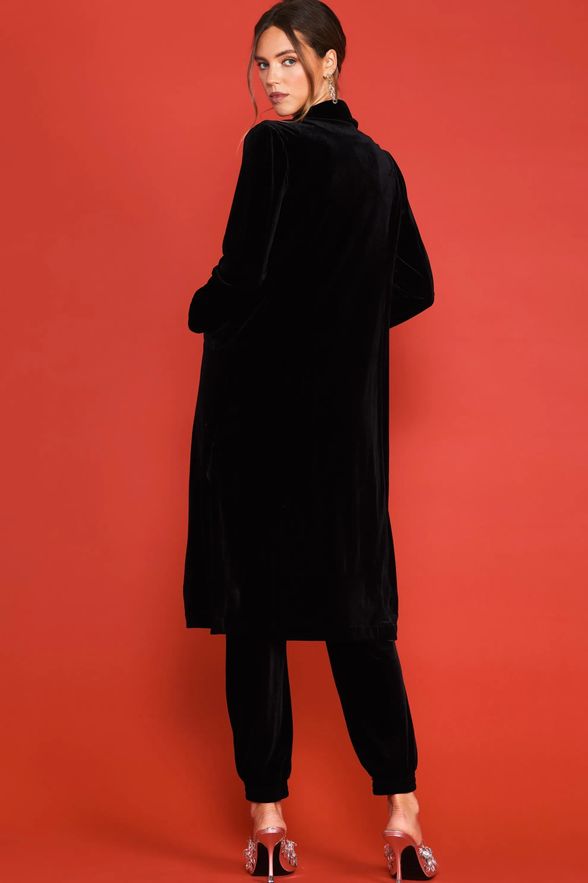 Velvet Duster Coat