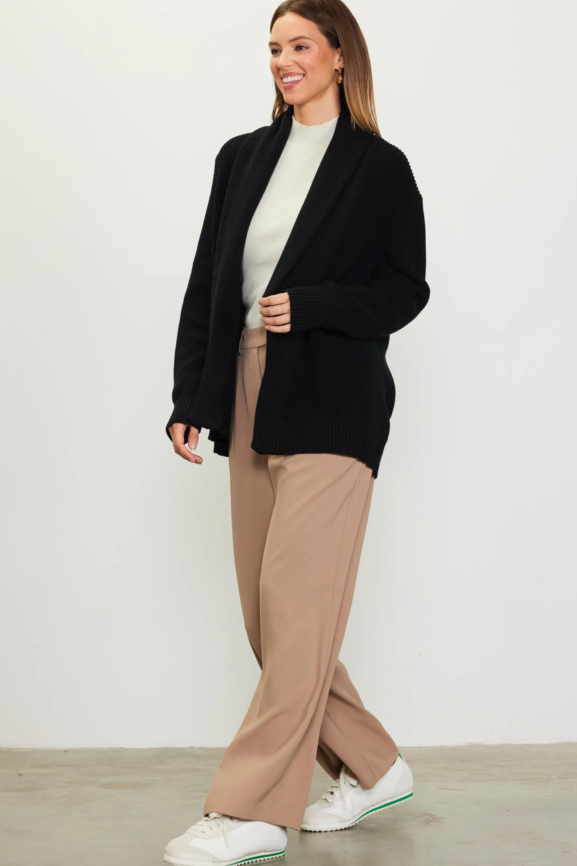 Shawl Collar Sweater Cardigan