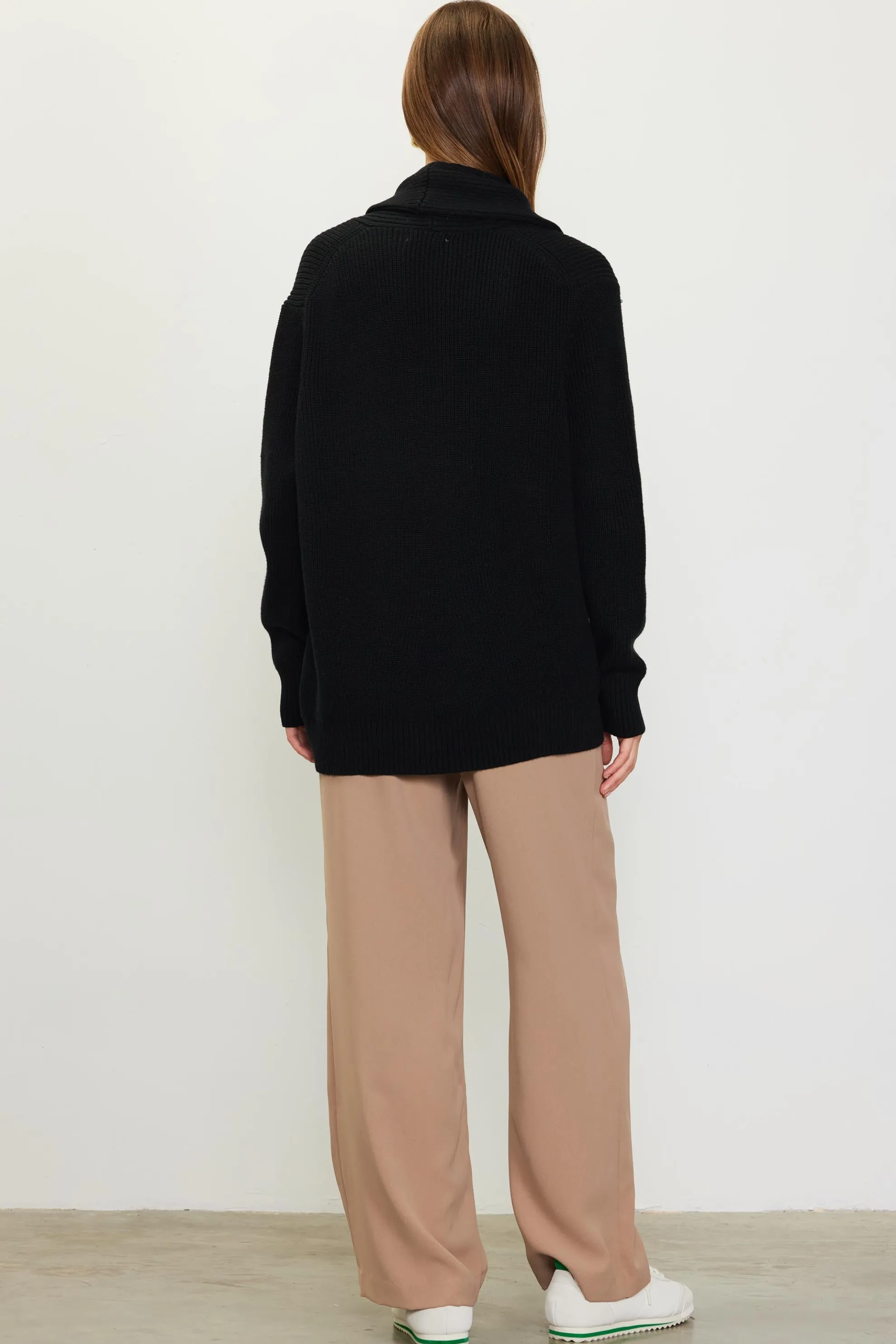 Shawl Collar Sweater Cardigan