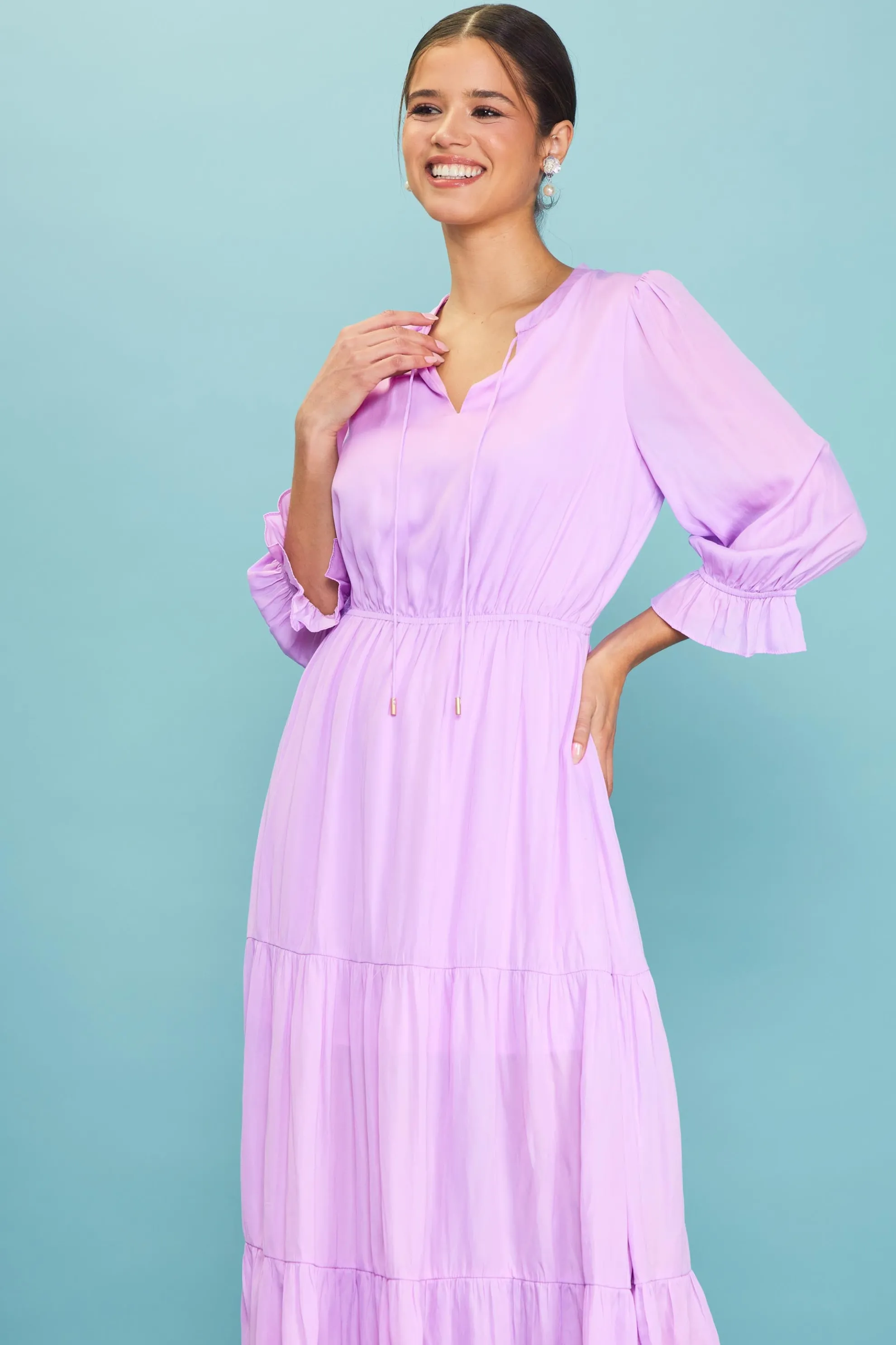 Emery Ruffle Tiered Maxi Dress