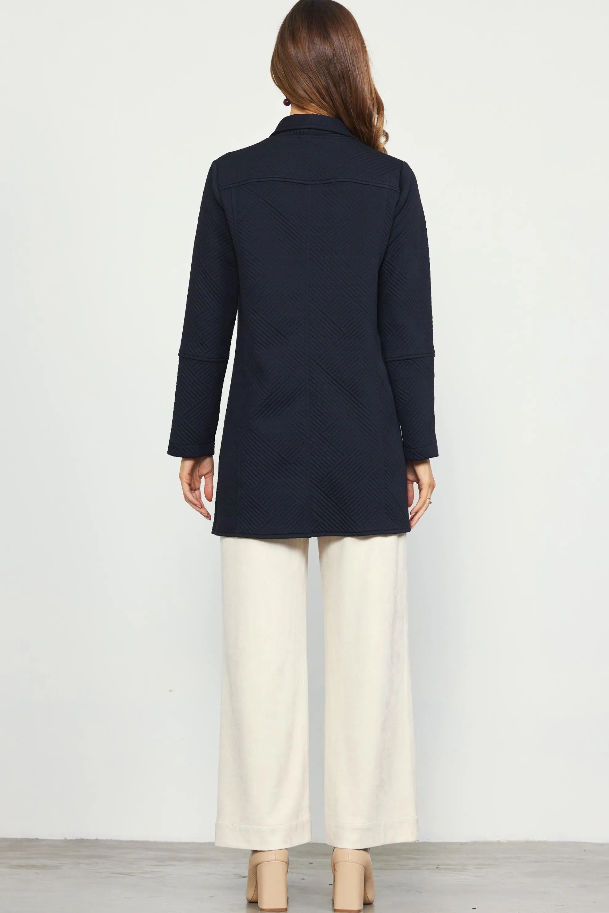 Open Front Knit Cardigan