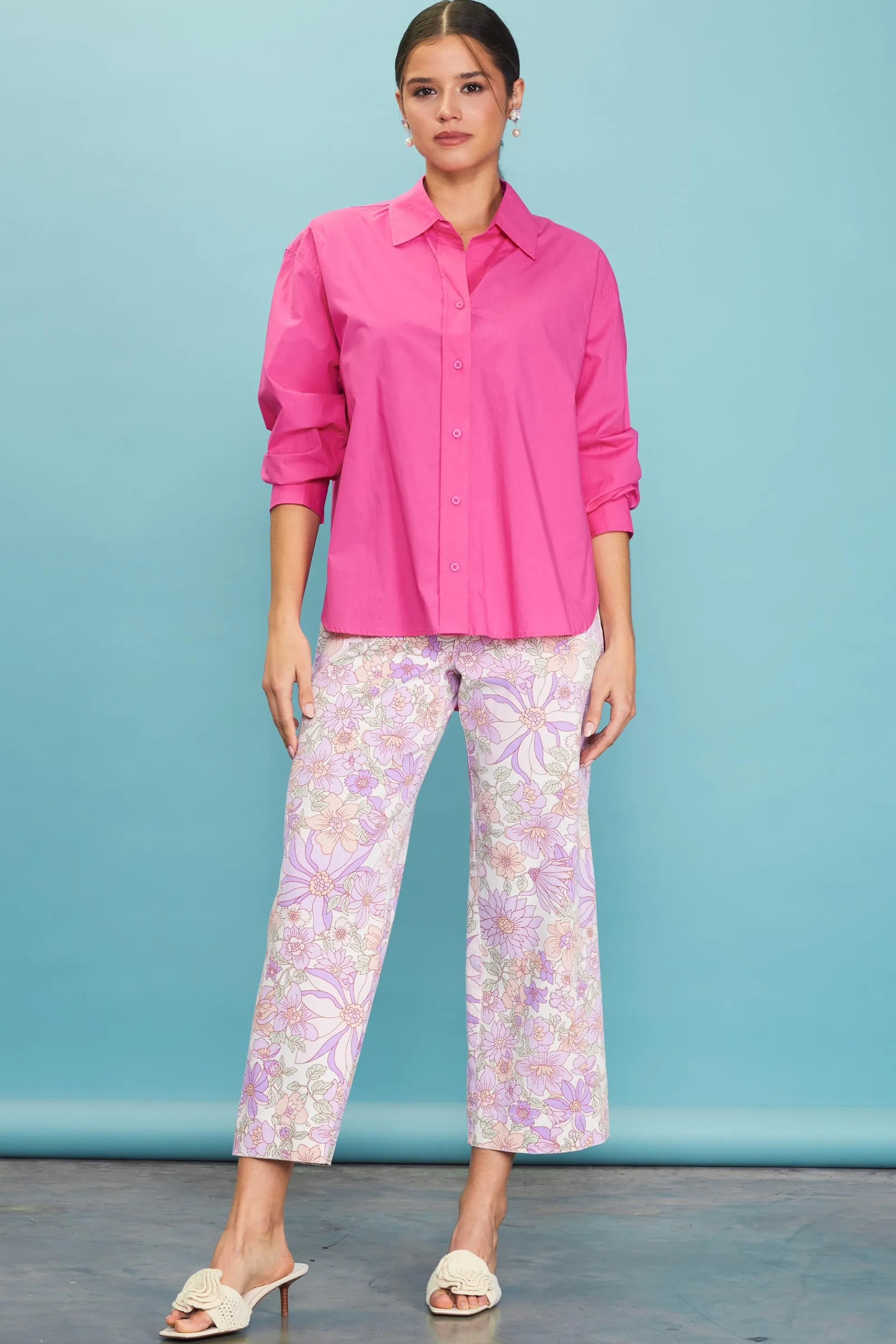 Relaxed Fit Poplin Longsleeve Shirt