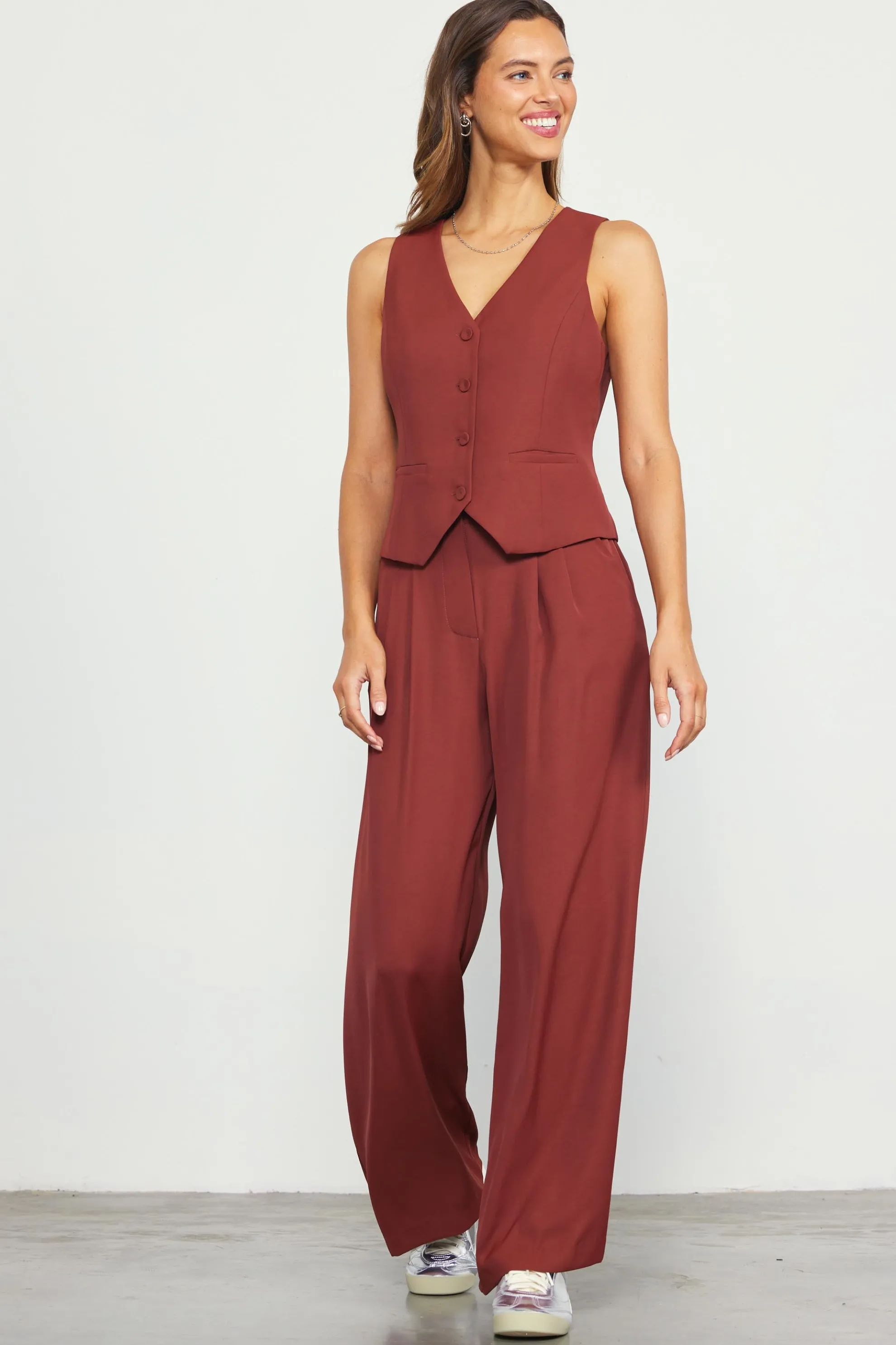 Recycled Wide Leg Pants