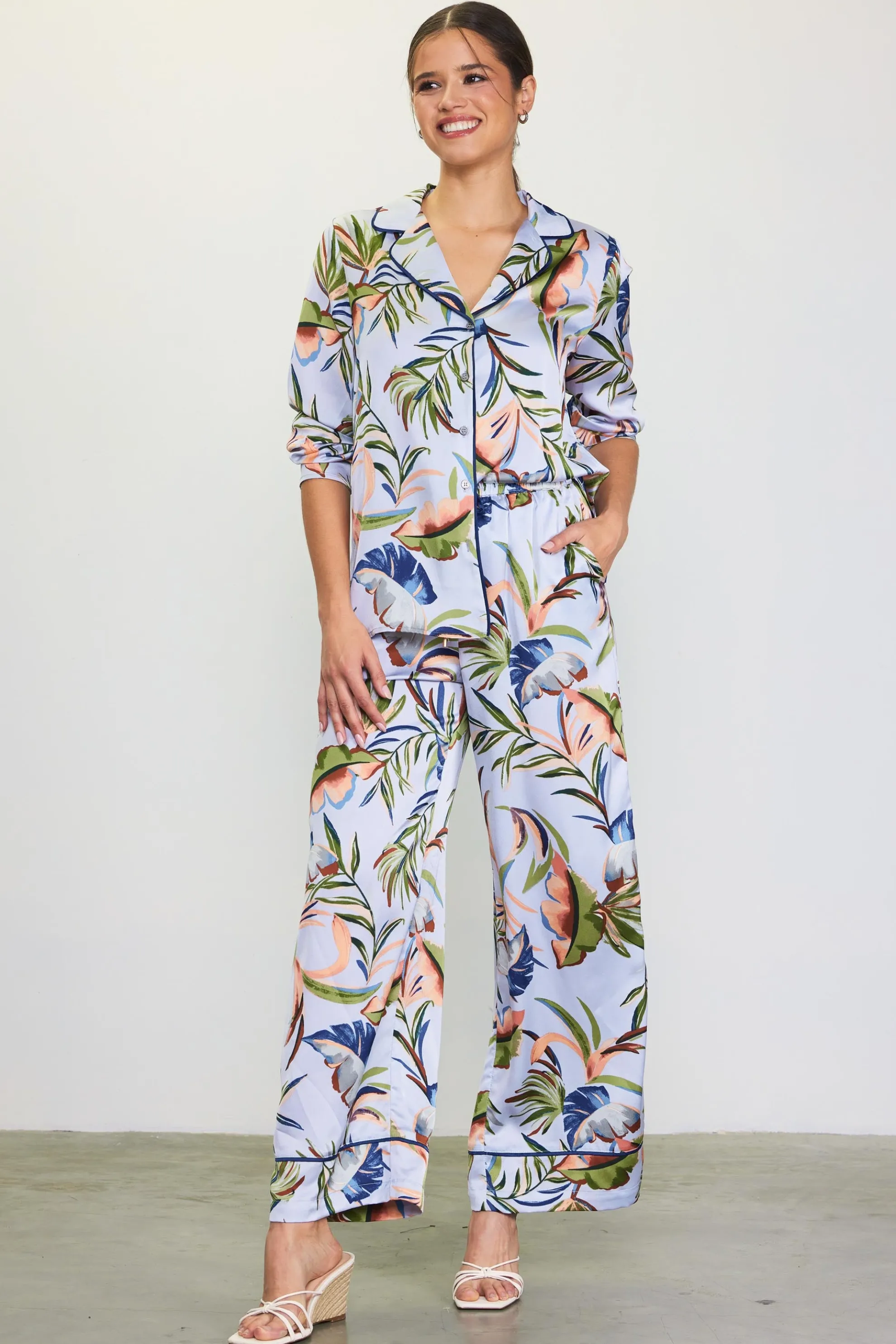 Bianca Floral Print Longsleeve Blouse