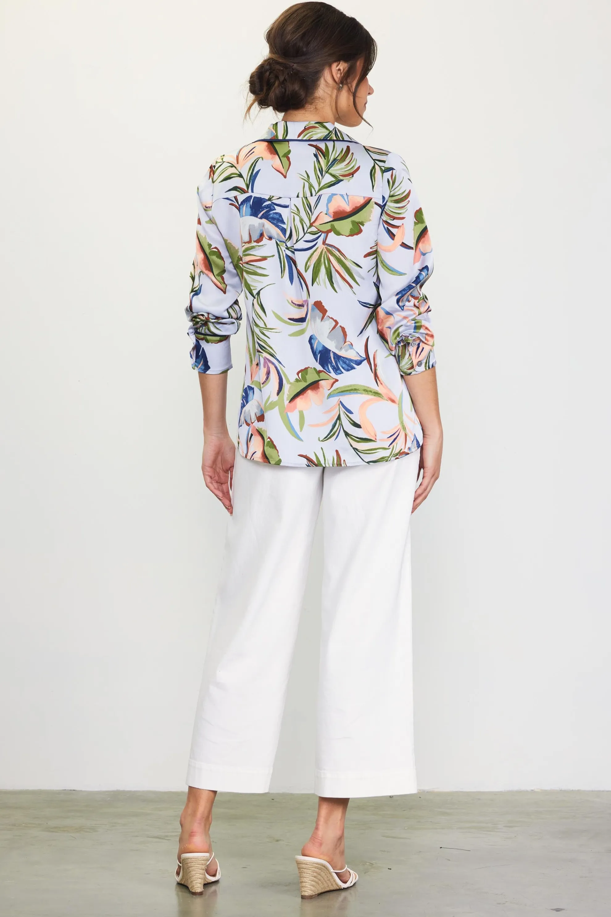 Bianca Floral Print Longsleeve Blouse