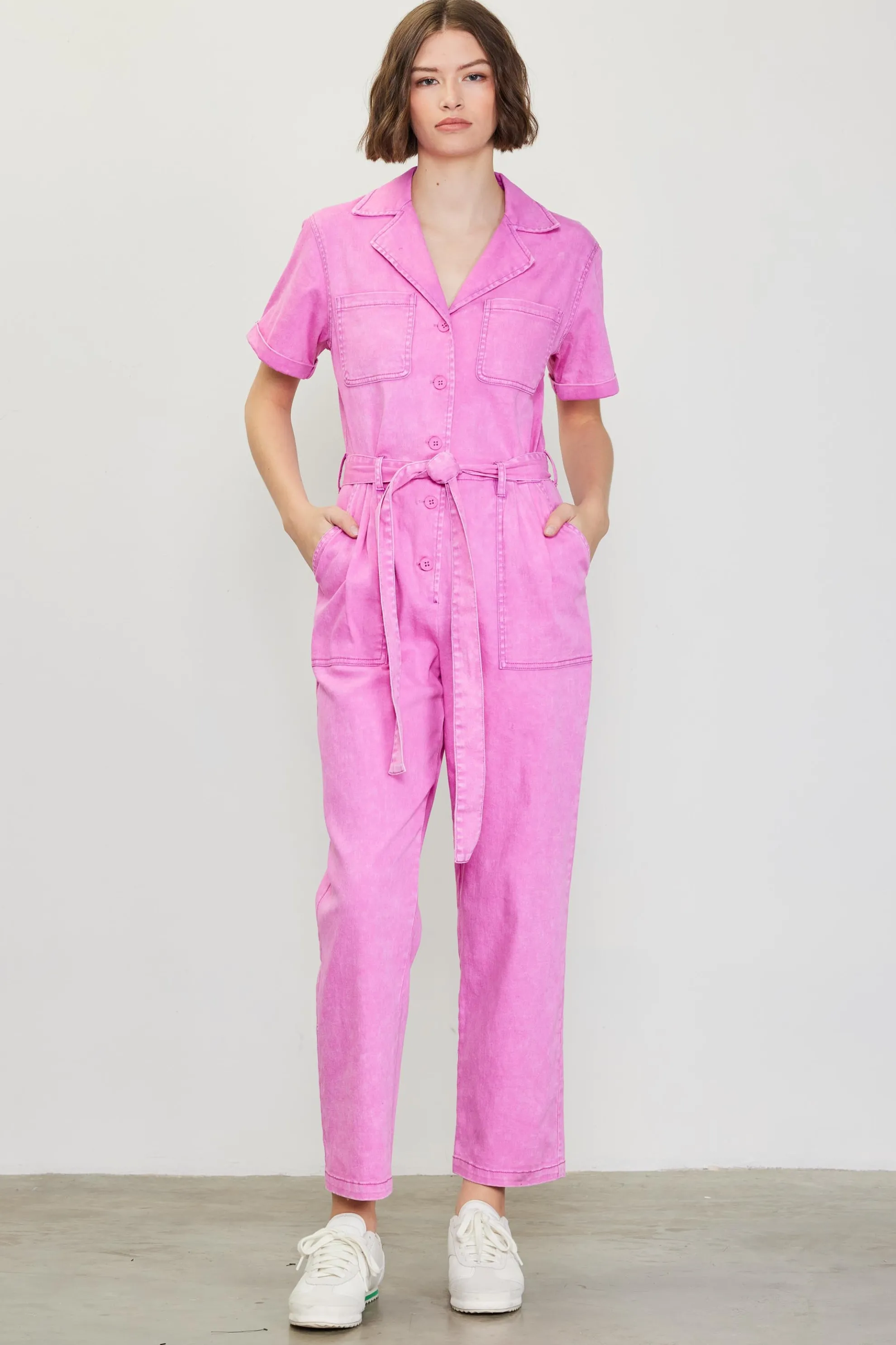 Kendall Washed Utility Jumpsuit