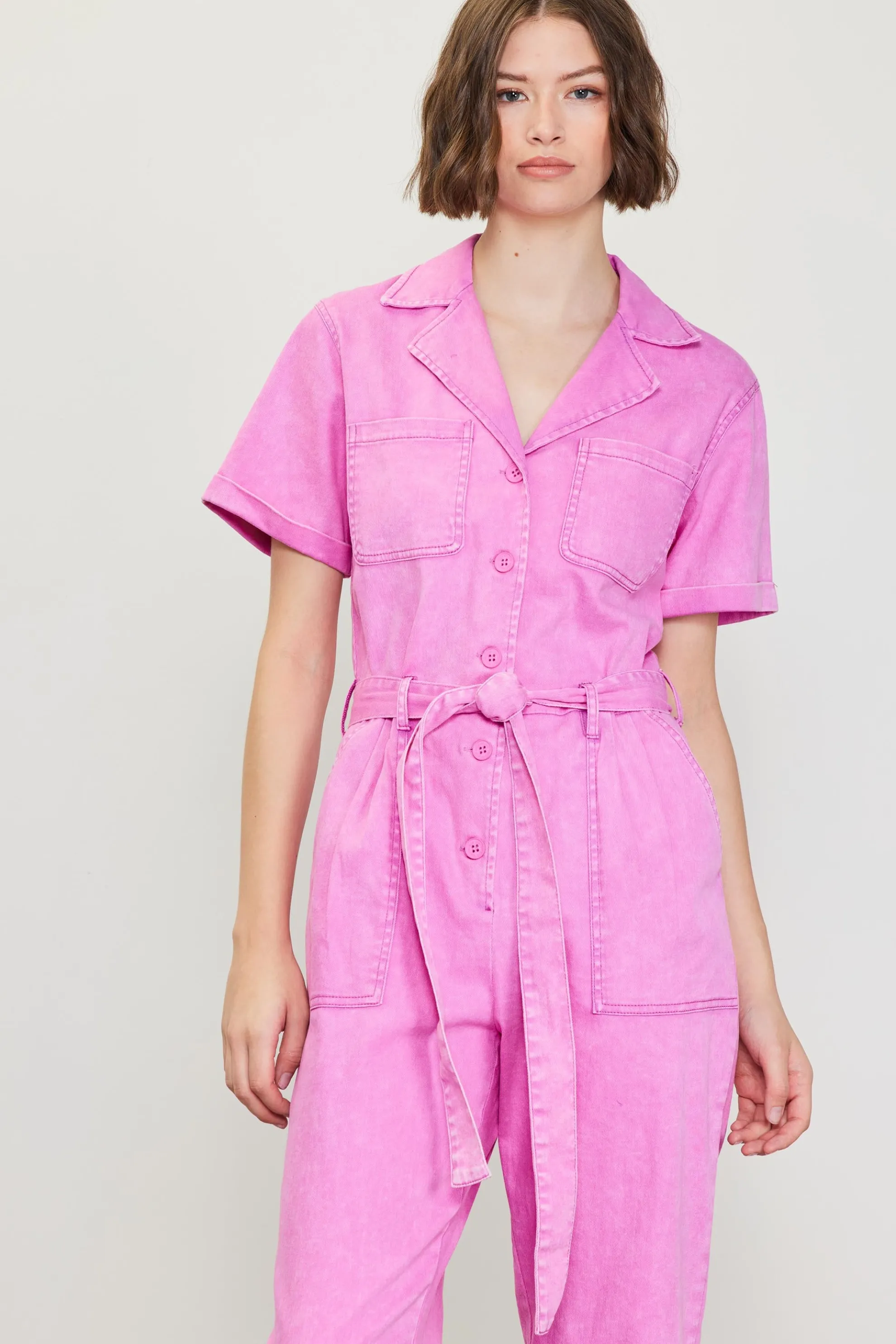 Kendall Washed Utility Jumpsuit