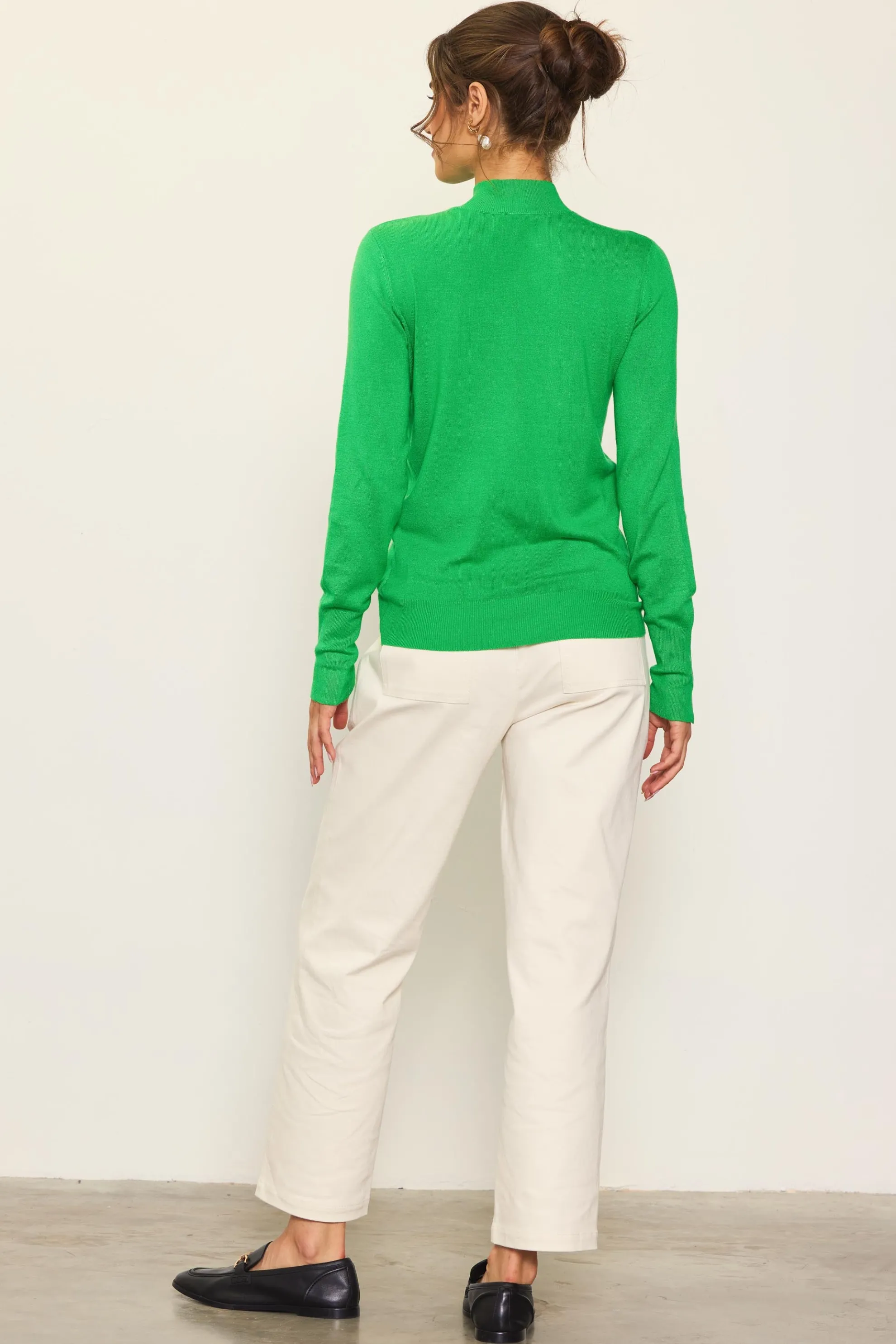 Longsleeve Mock Neck Sweater