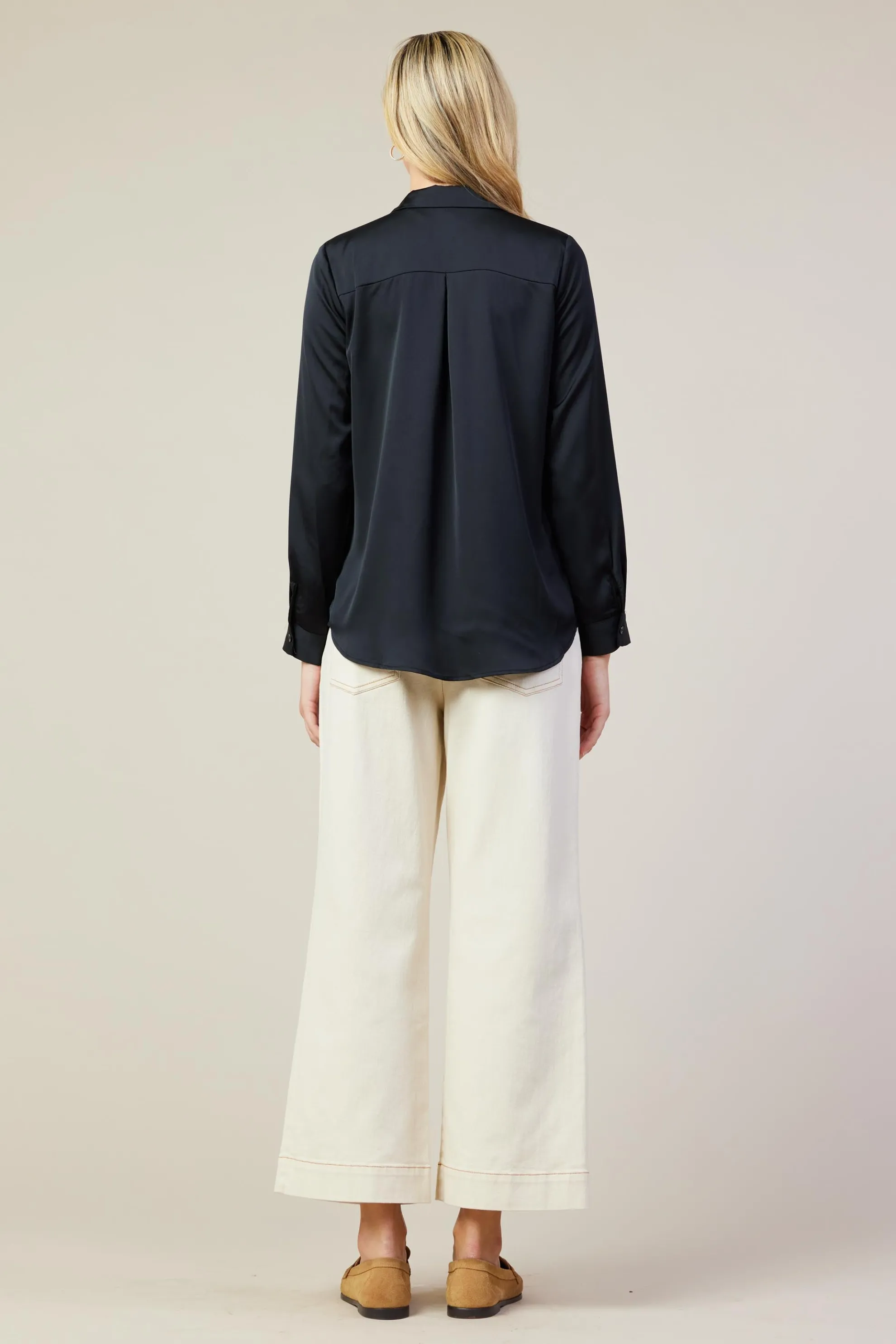 Recycled Classic Button Down Top