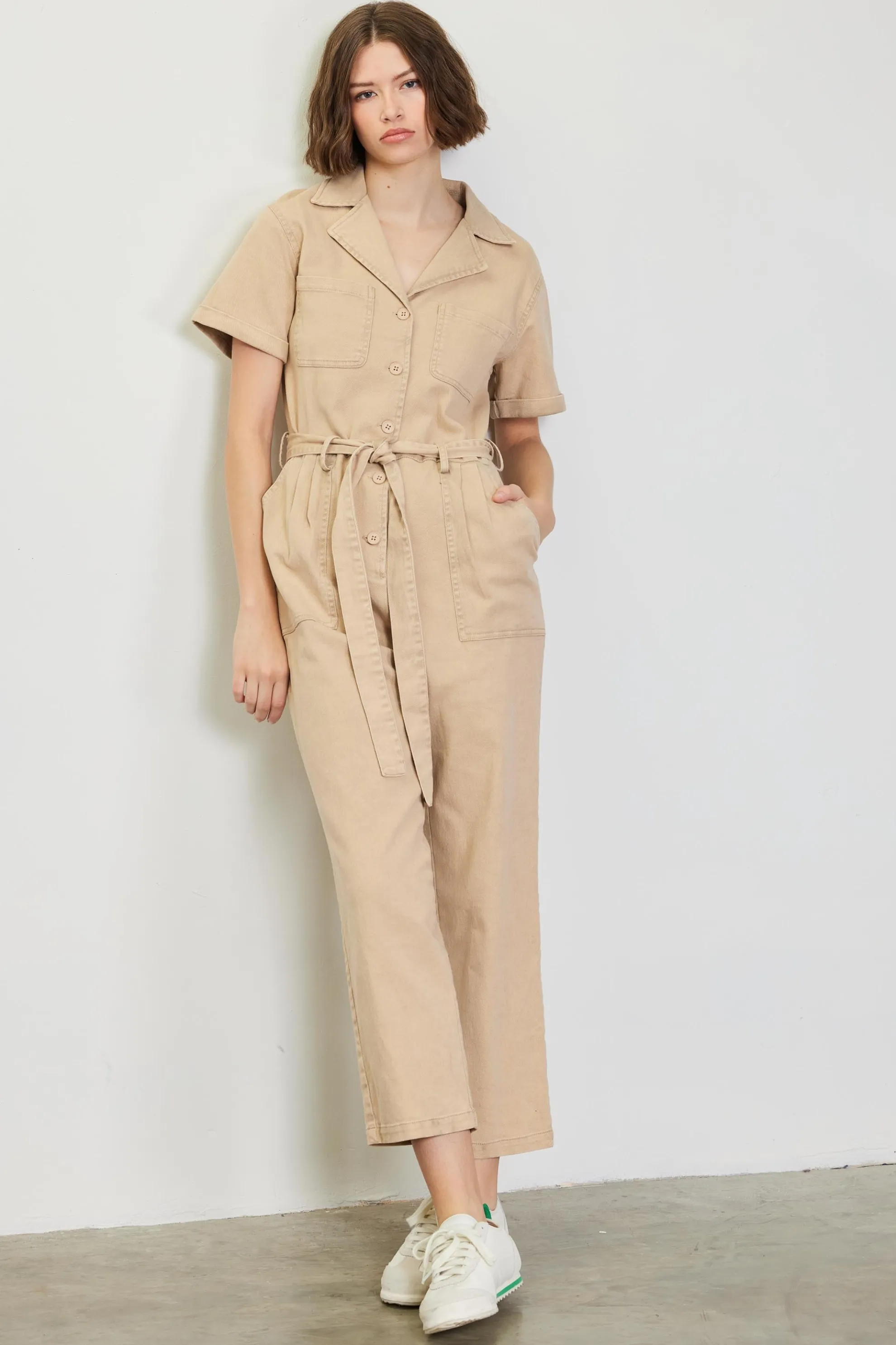 Kendall Washed Utility Jumpsuit