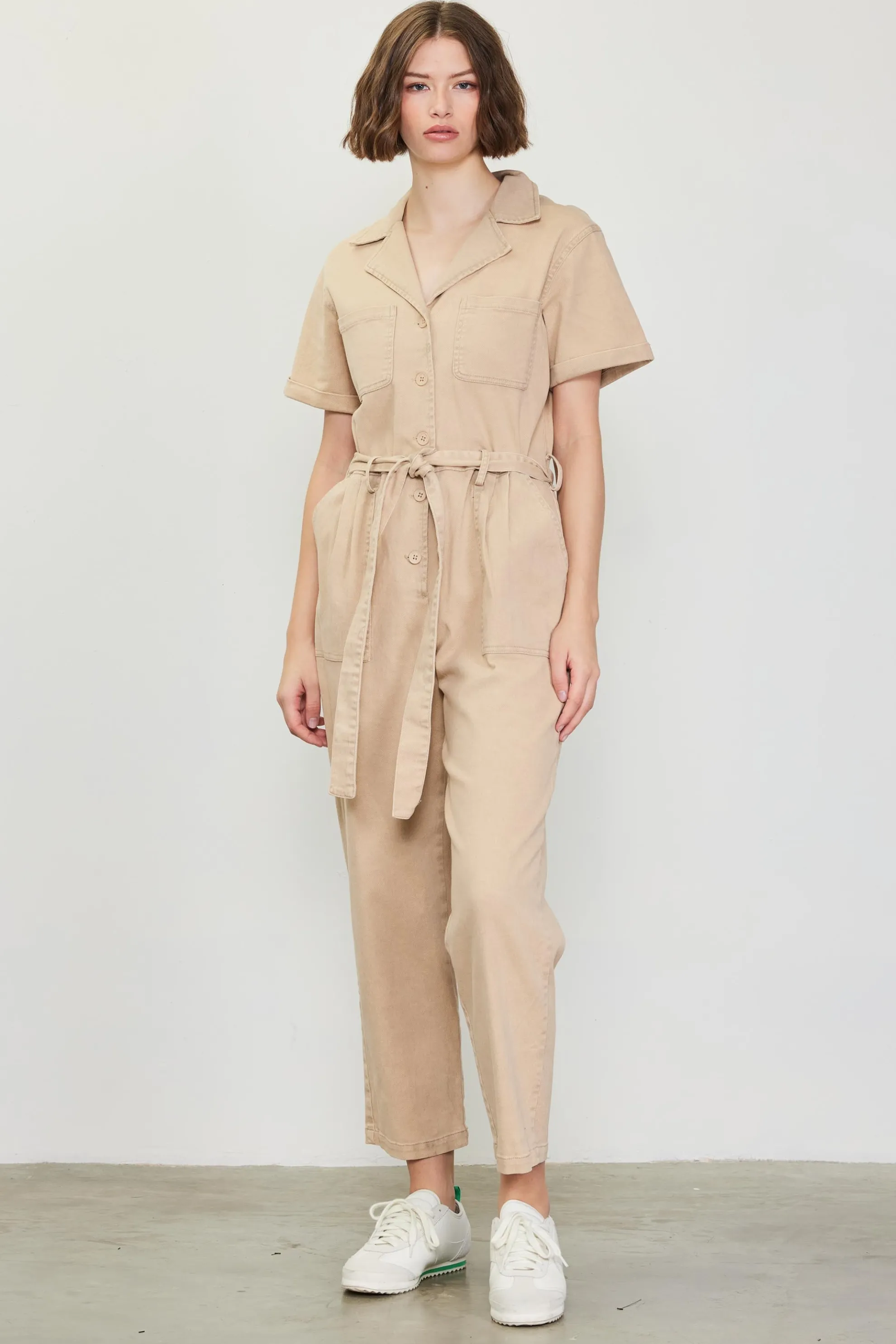 Kendall Washed Utility Jumpsuit