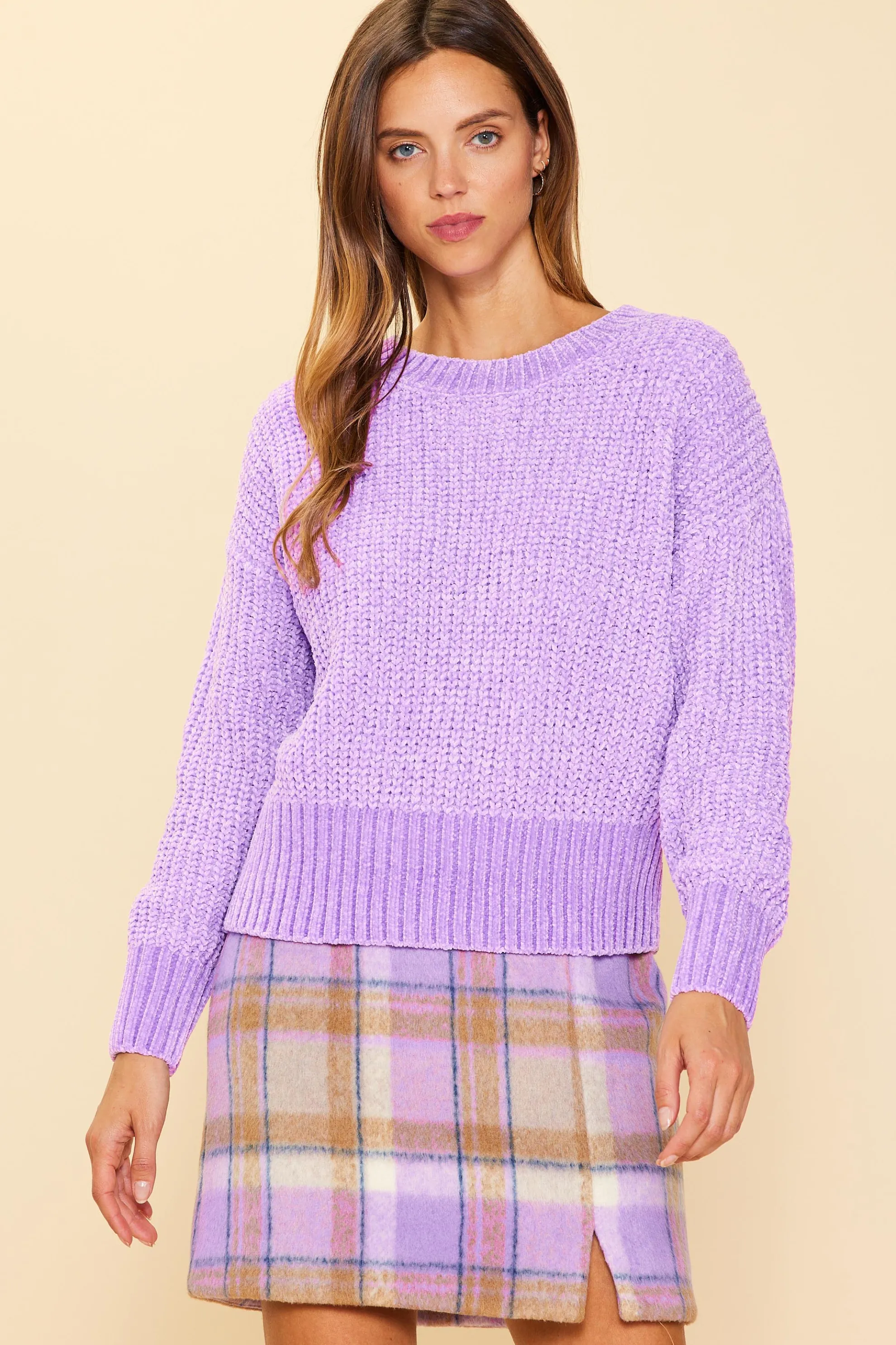 Chenille Knit Sweater