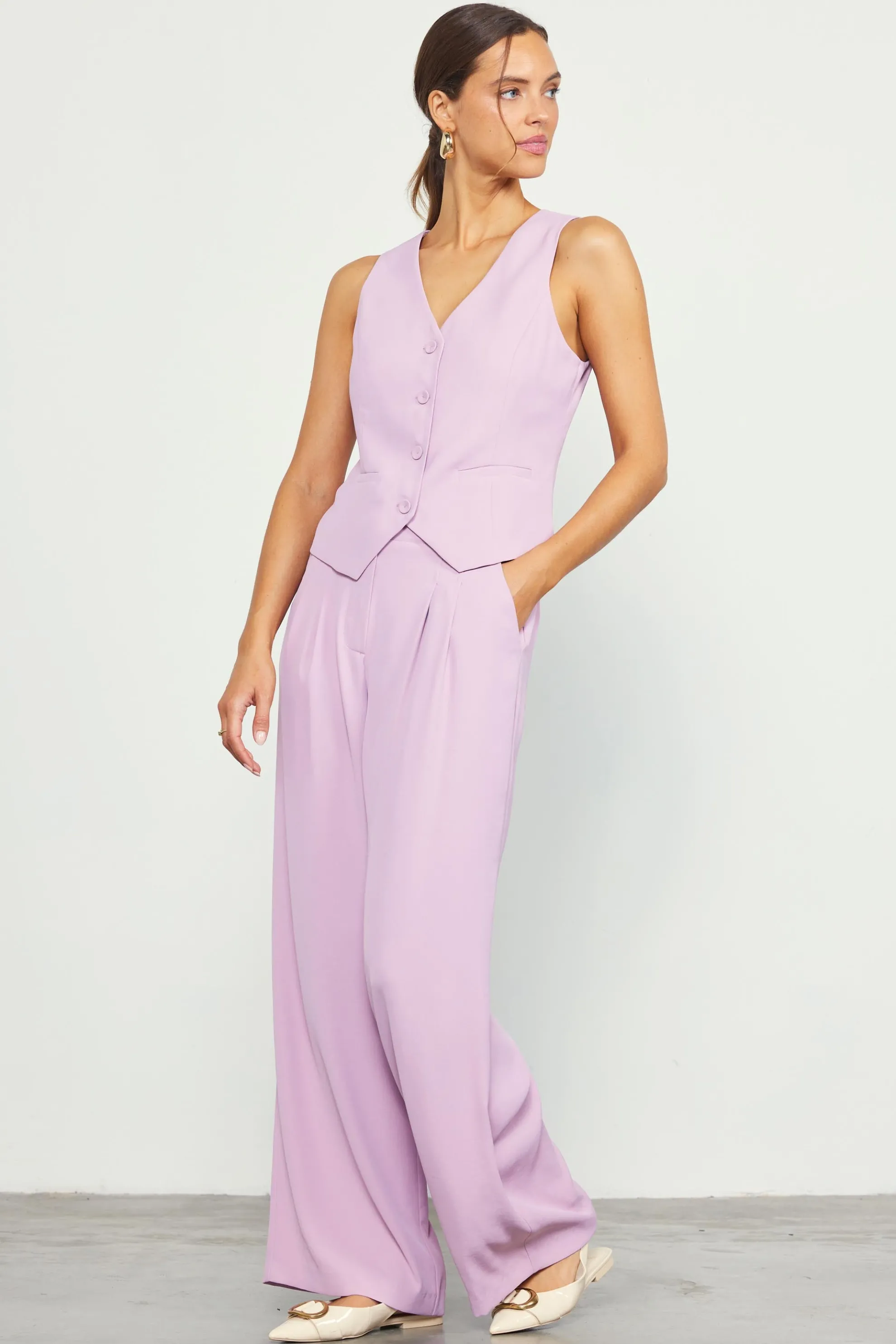 Recycled Wide Leg Pants