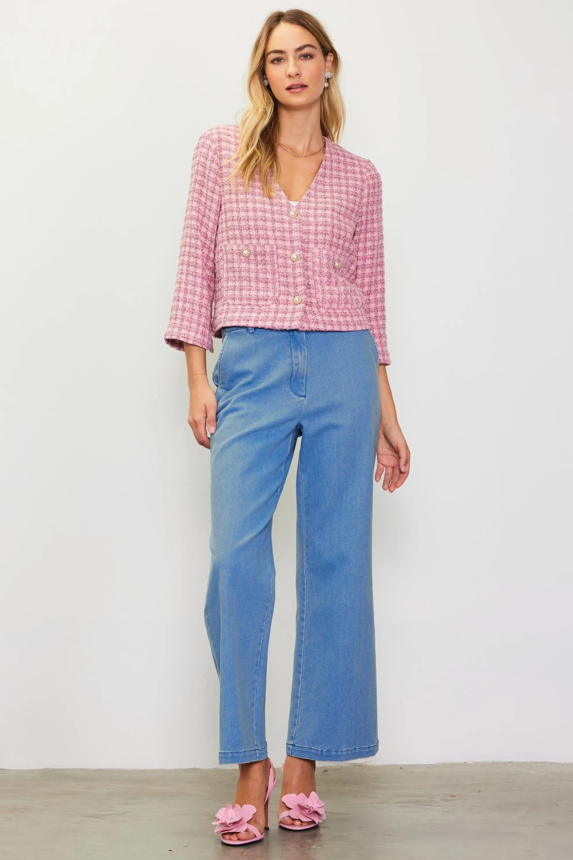 Cropped Tweed Jacket