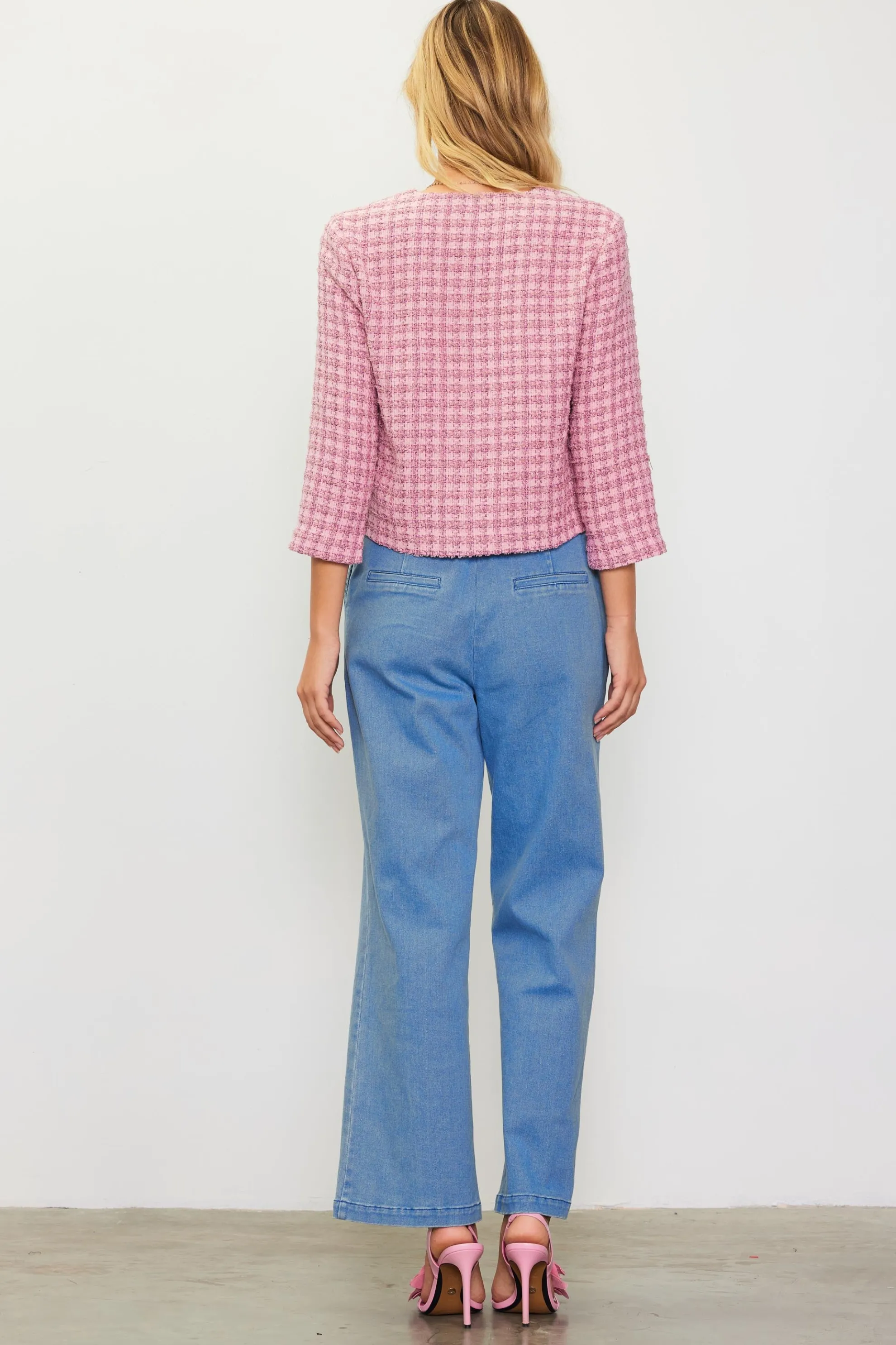 Cropped Tweed Jacket