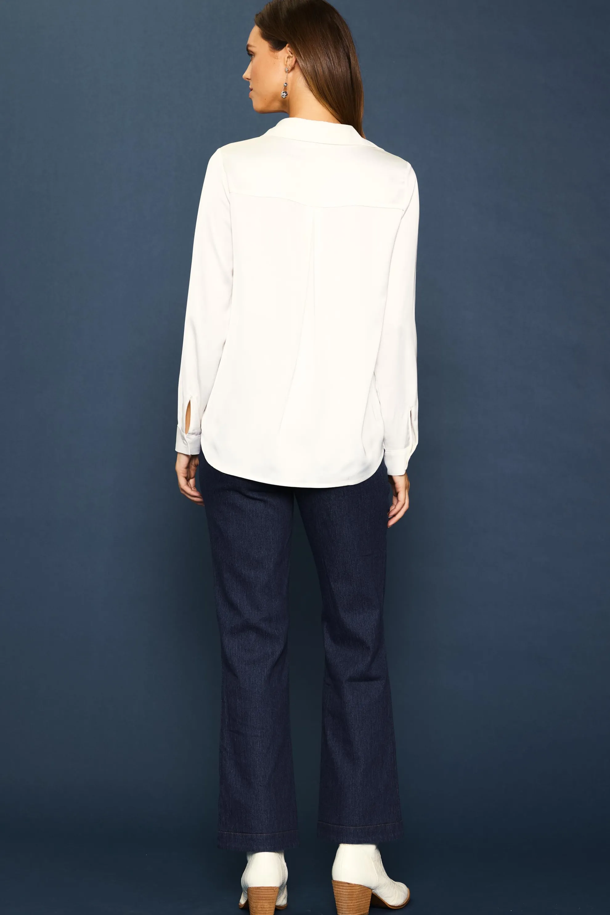 Recycled Button Down Top