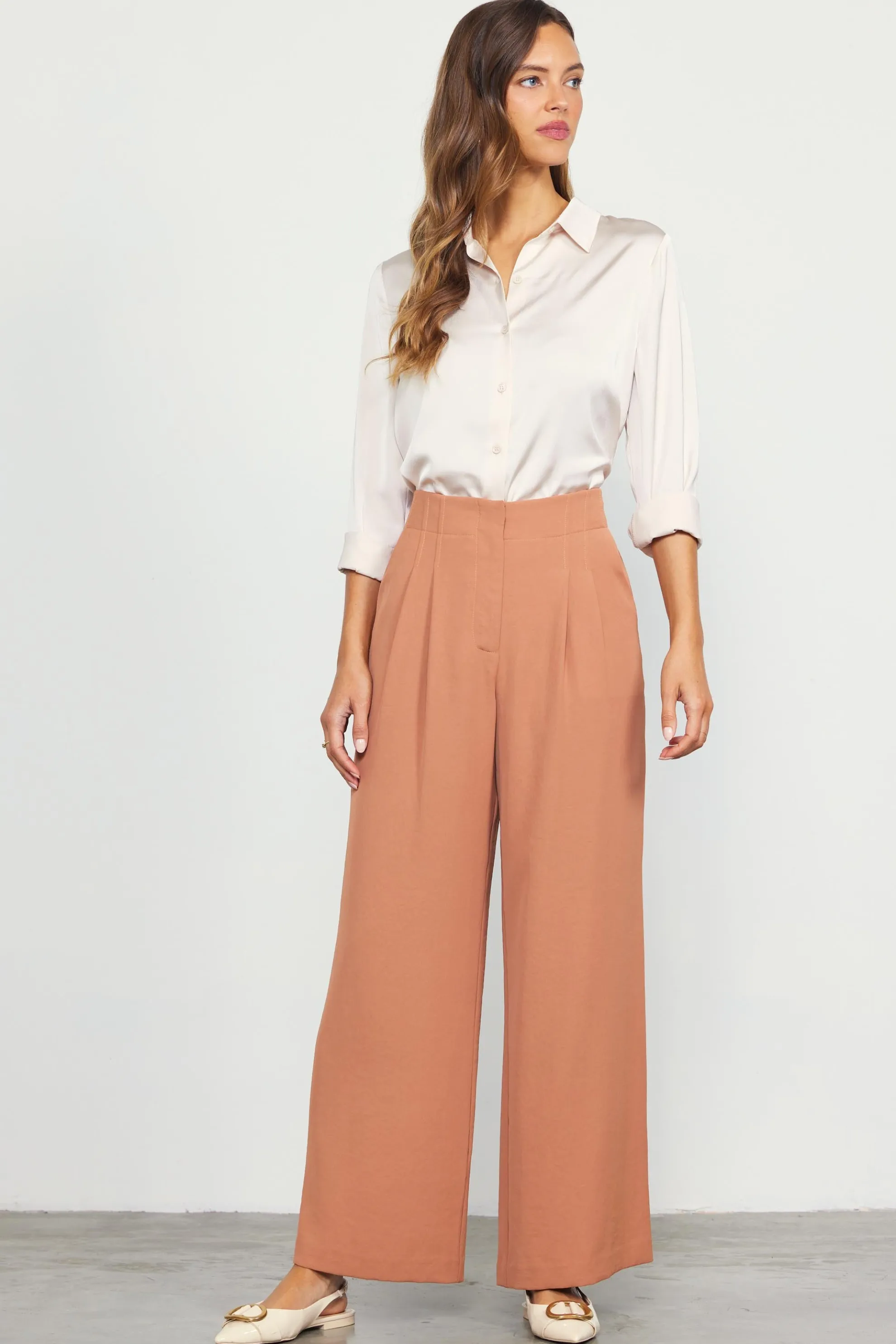 Recycled Wide Leg Pants
