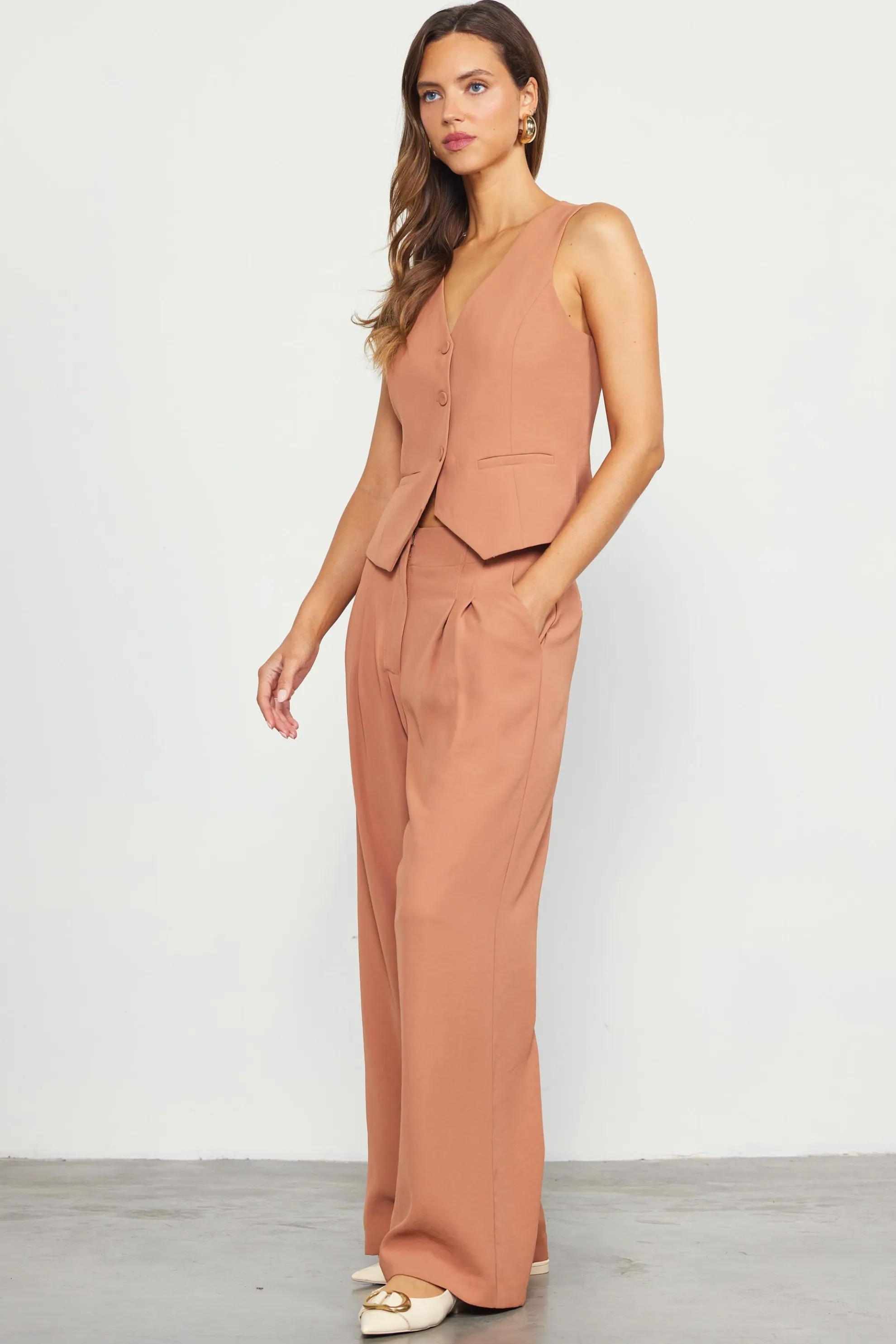 Recycled Wide Leg Pants