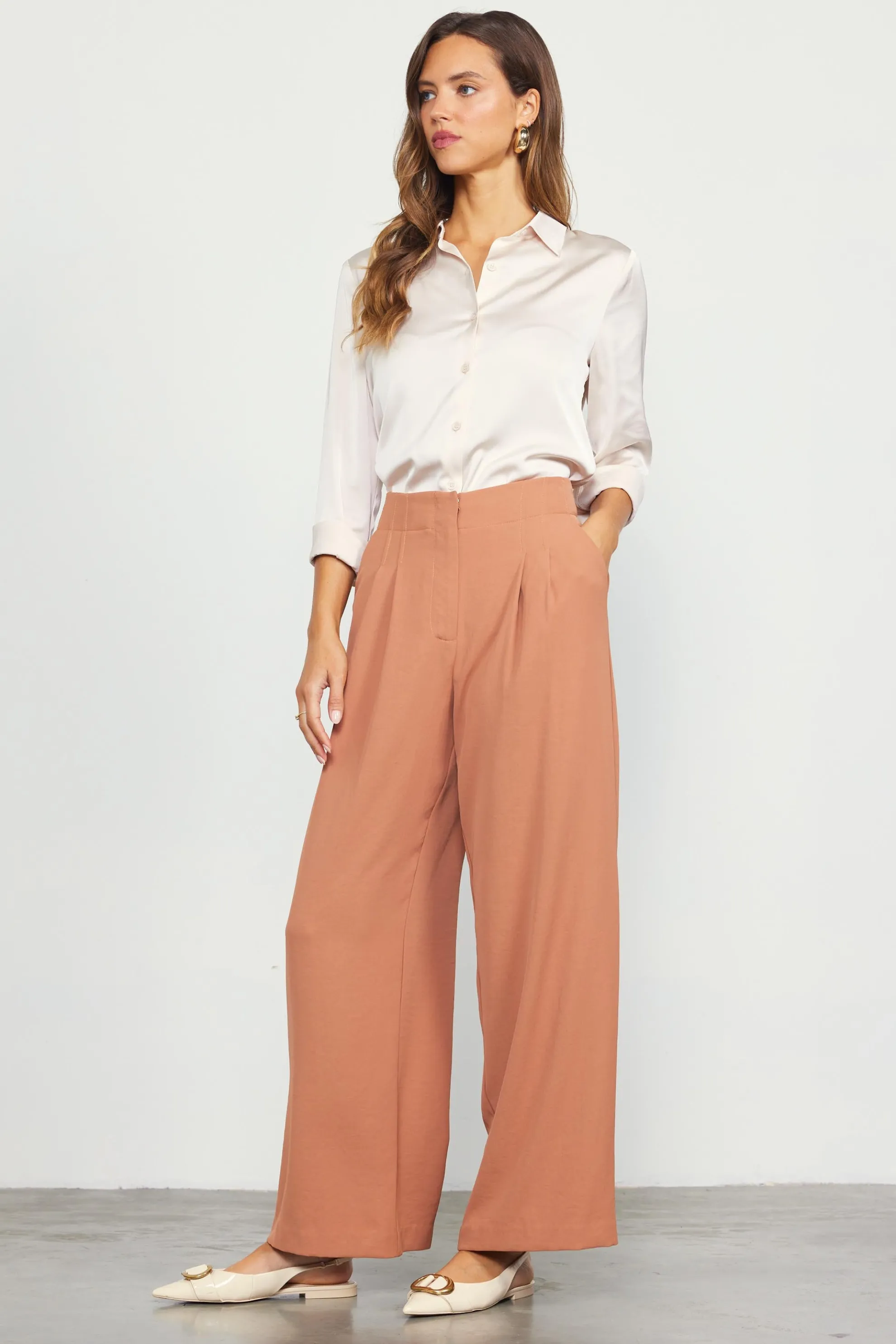 Recycled Wide Leg Pants