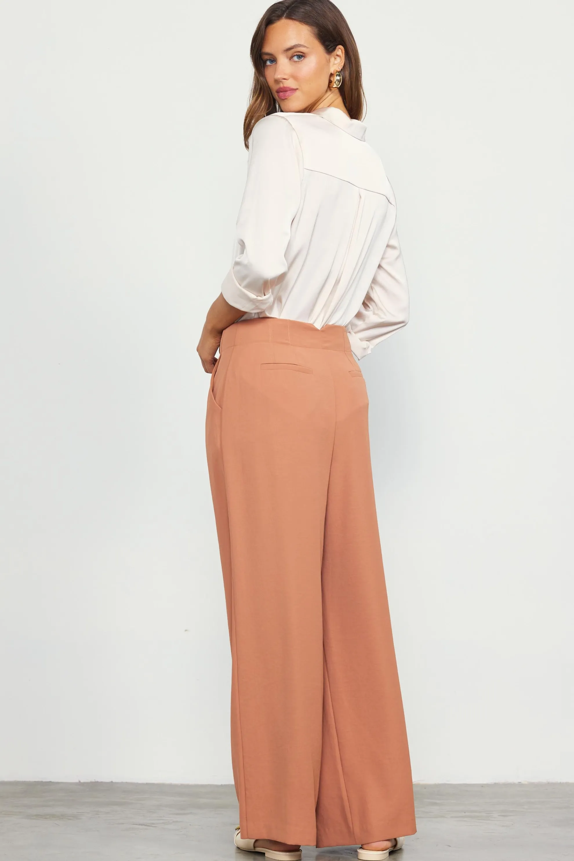 Recycled Wide Leg Pants