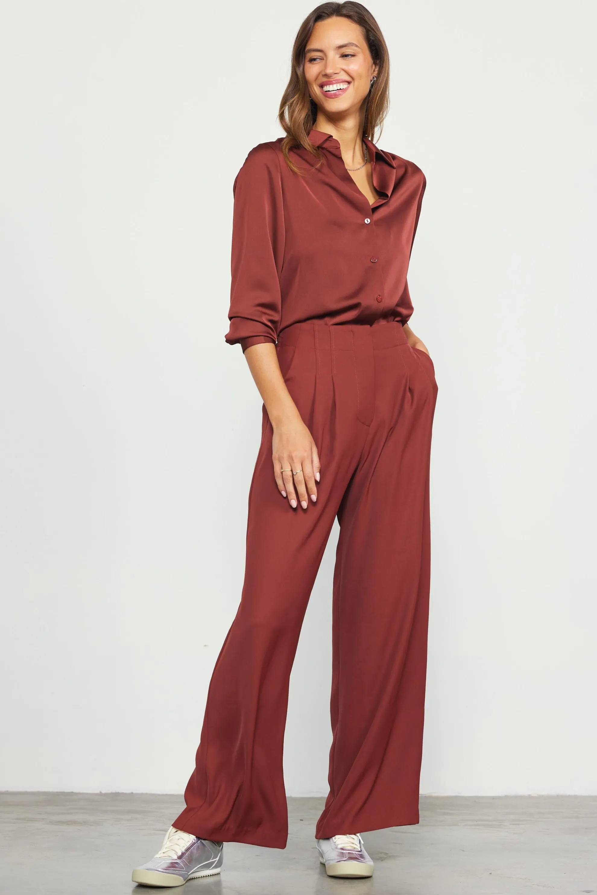 Recycled Button Down Top