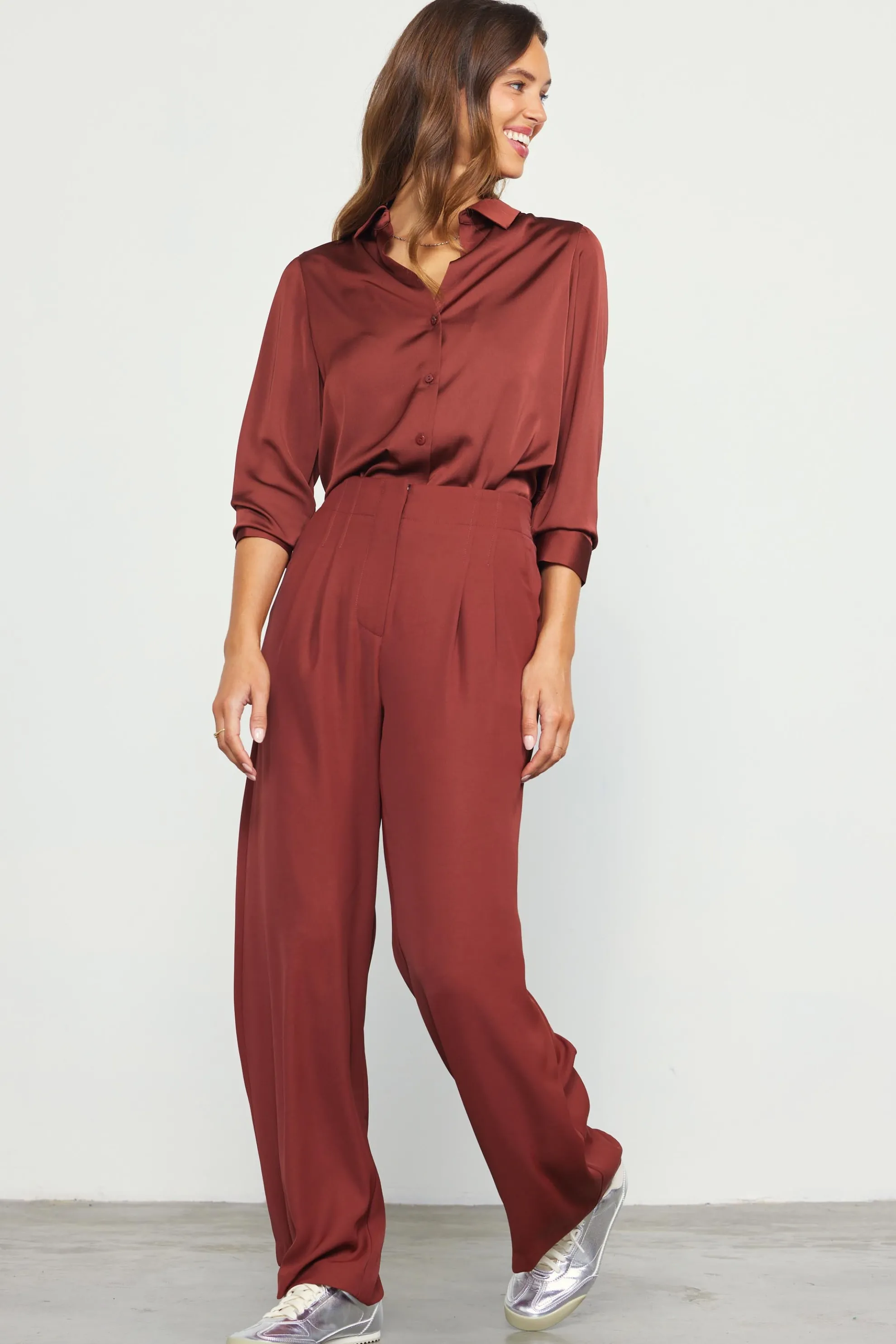 Recycled Button Down Top