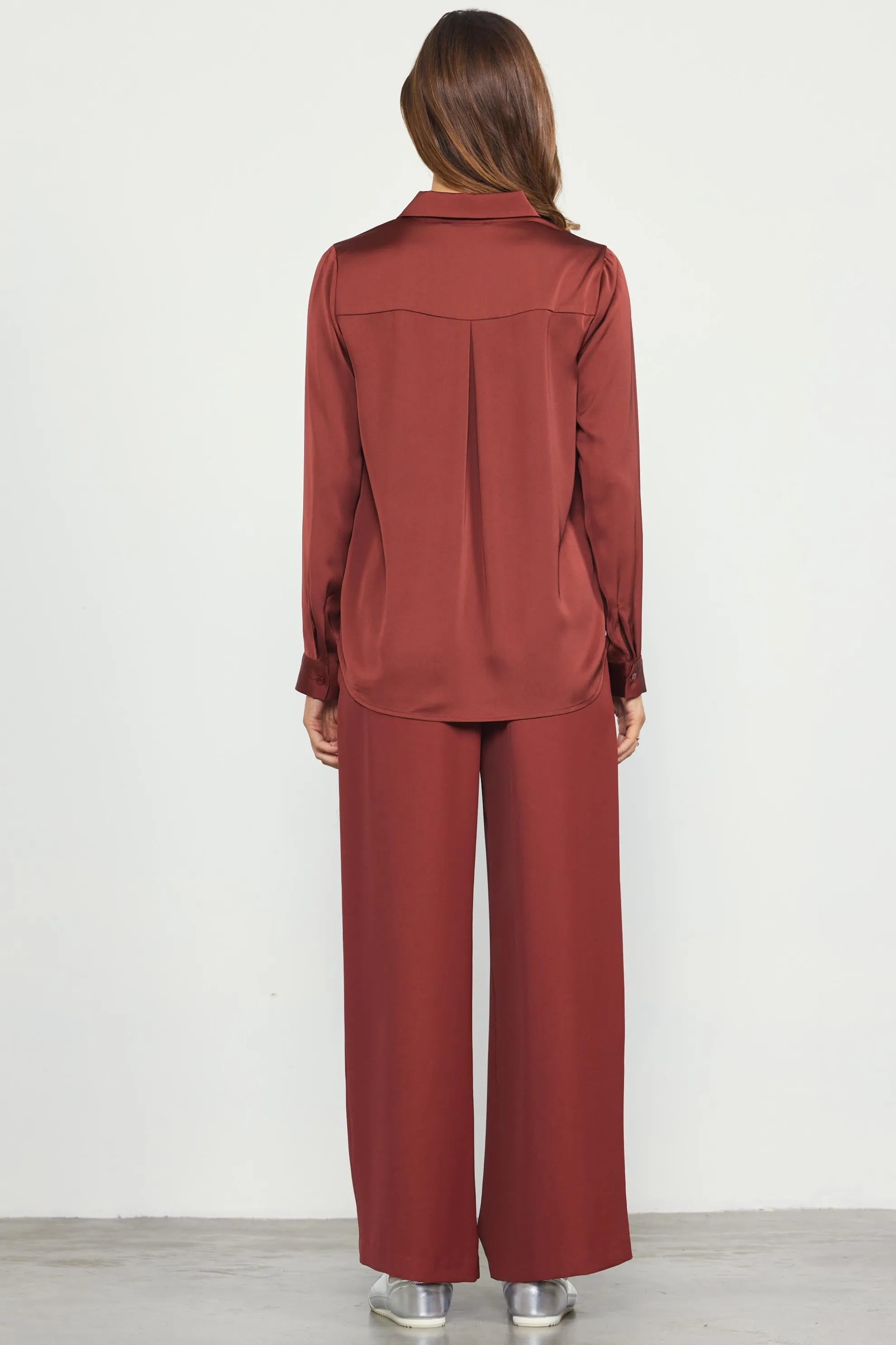 Recycled Button Down Top